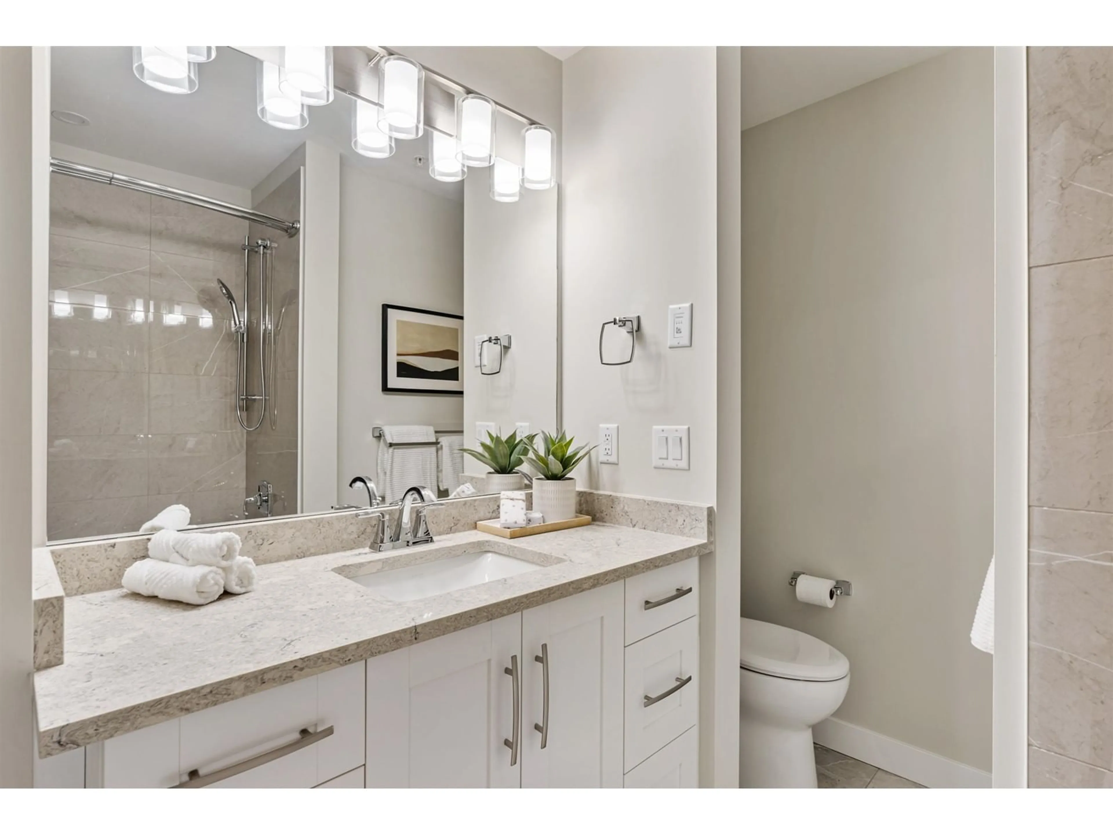 Standard bathroom, ceramic/tile floor for A612 - 8233 208B, Langley British Columbia V0V0V0