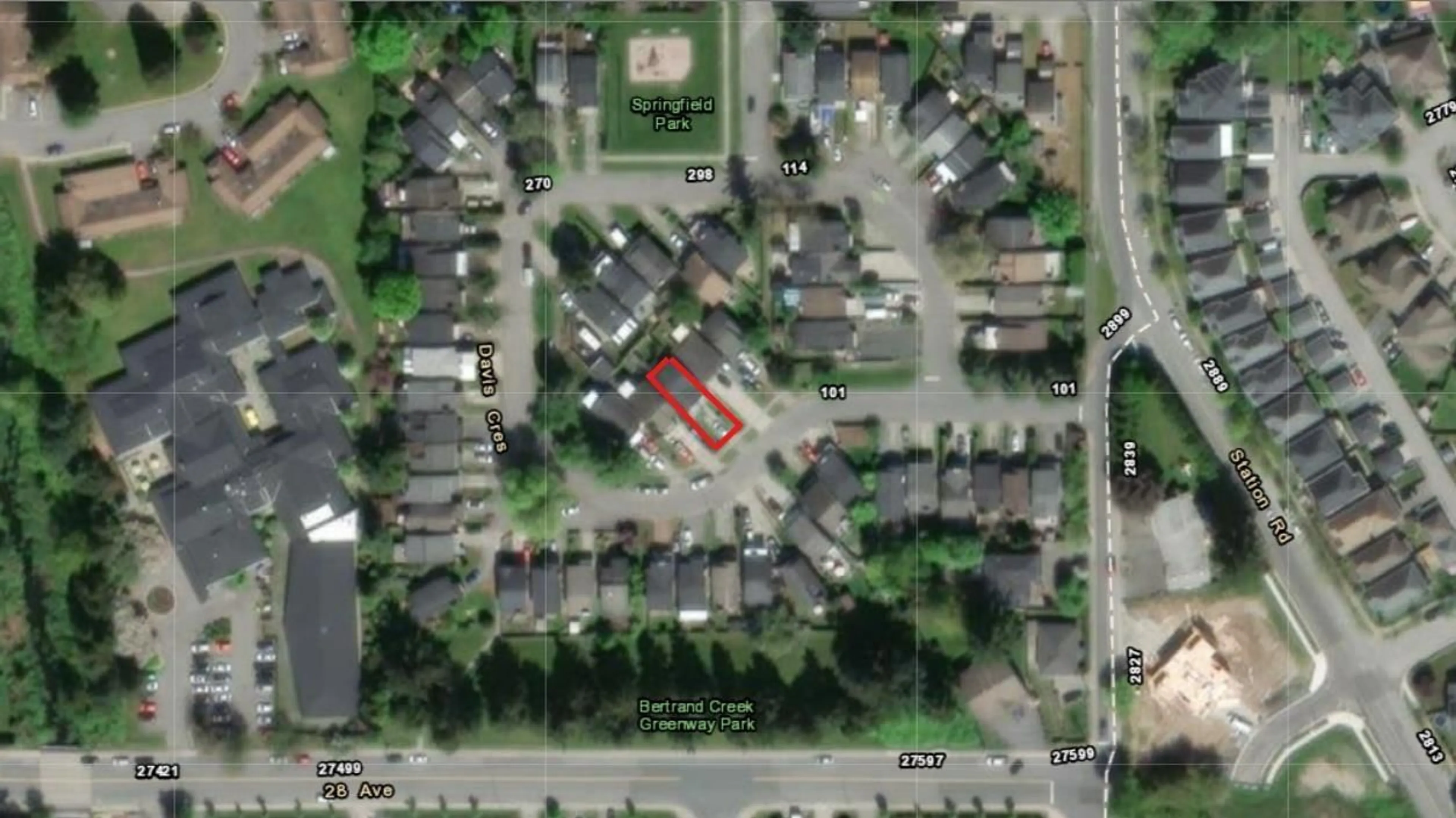 A pic from outside/outdoor area/front of a property/back of a property/a pic from drone, street for 205 DAVIS, Langley British Columbia V4W3K6