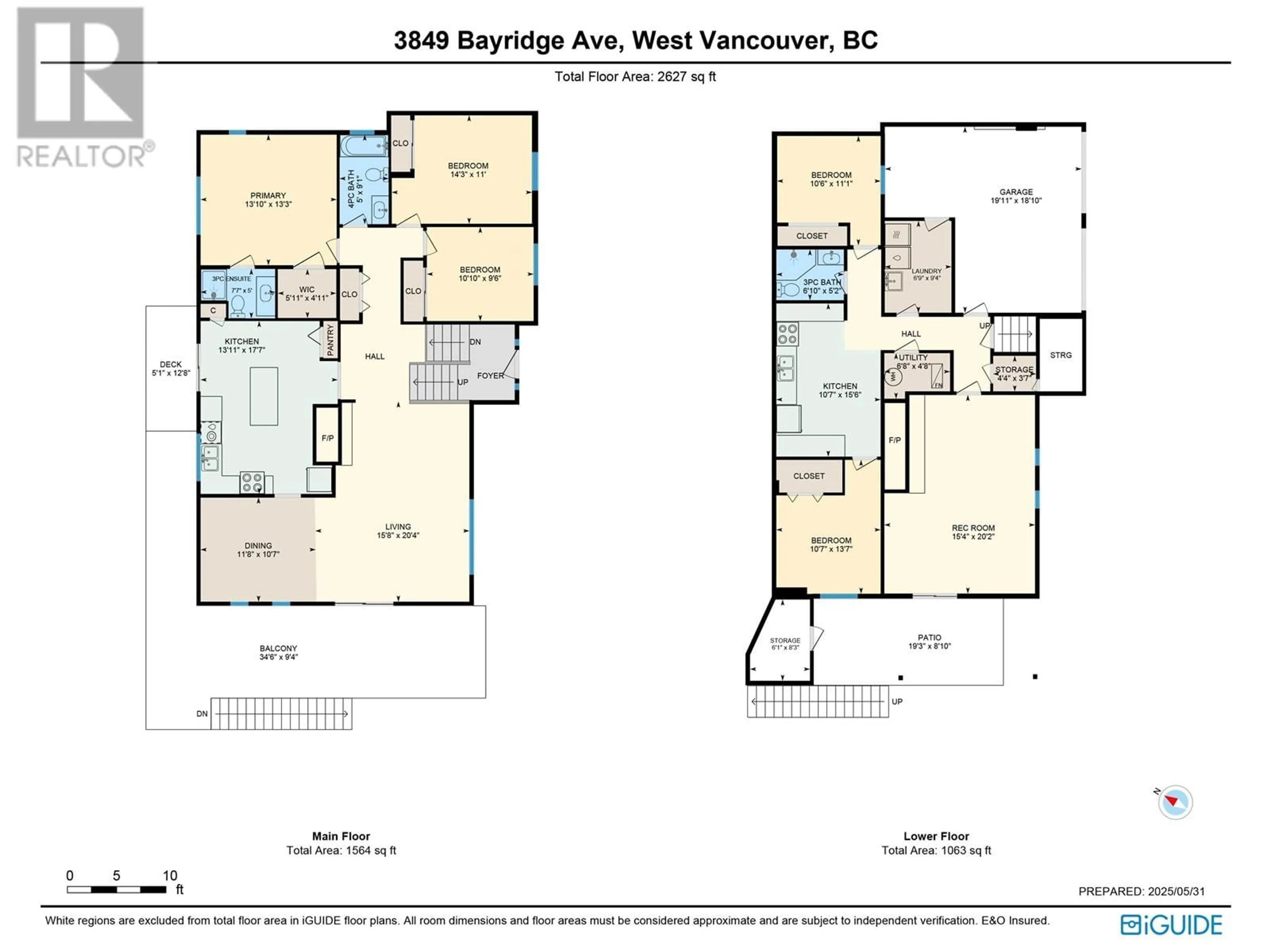 Floor plan for 3849 BAYRIDGE AVENUE, West Vancouver British Columbia V7V3J3