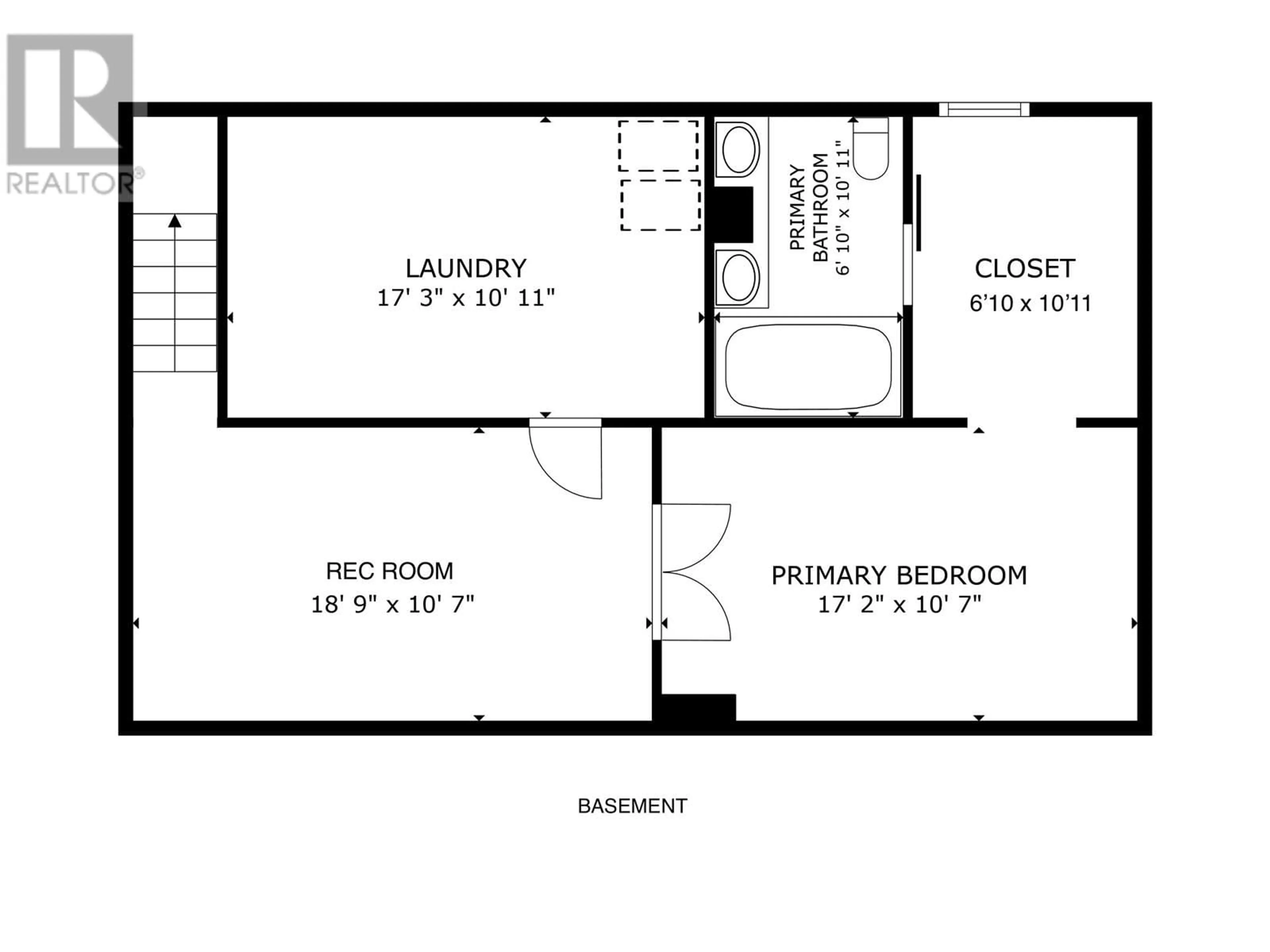 Floor plan for 6 PRINCESS CRESCENT, Fort St. John British Columbia V1J2R5