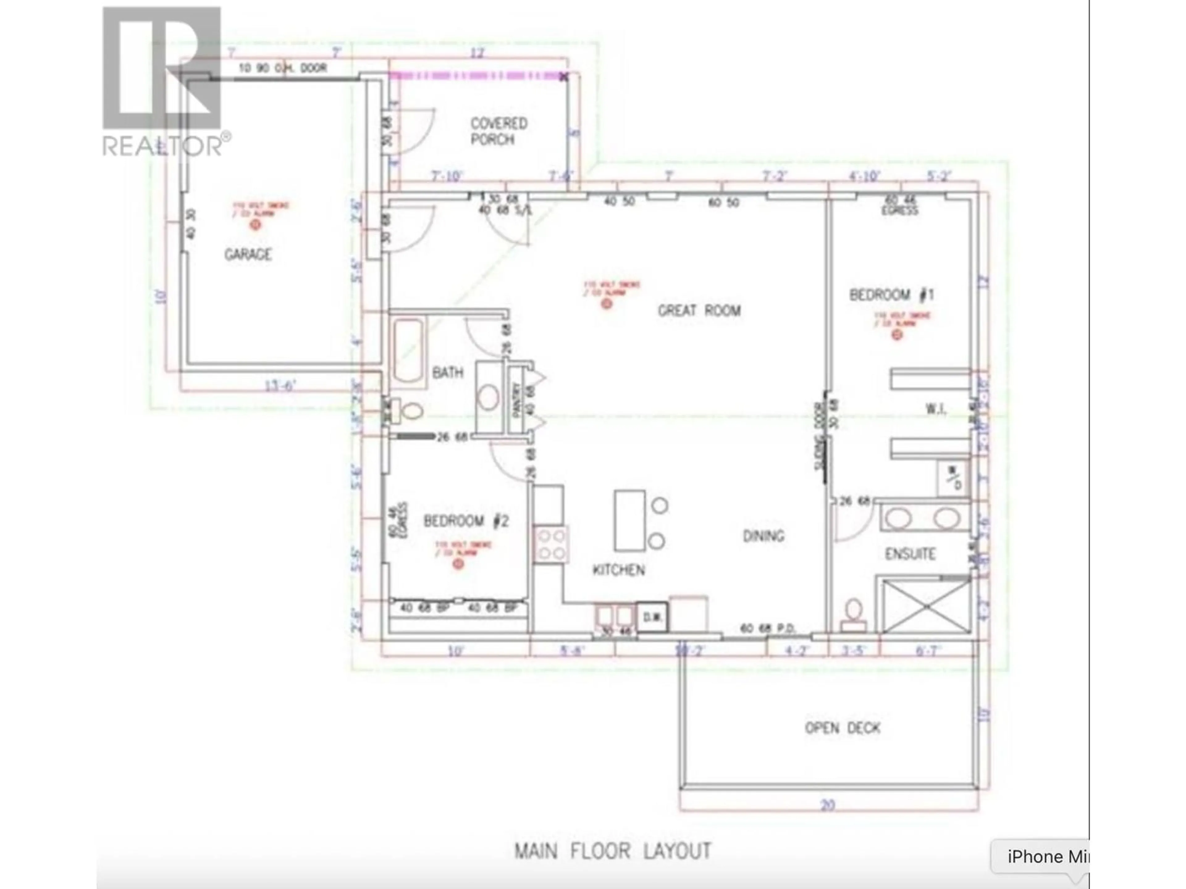 Floor plan for 4724 CHILCOTIN CRESCENT, 108 Mile Ranch British Columbia V0K2Z0