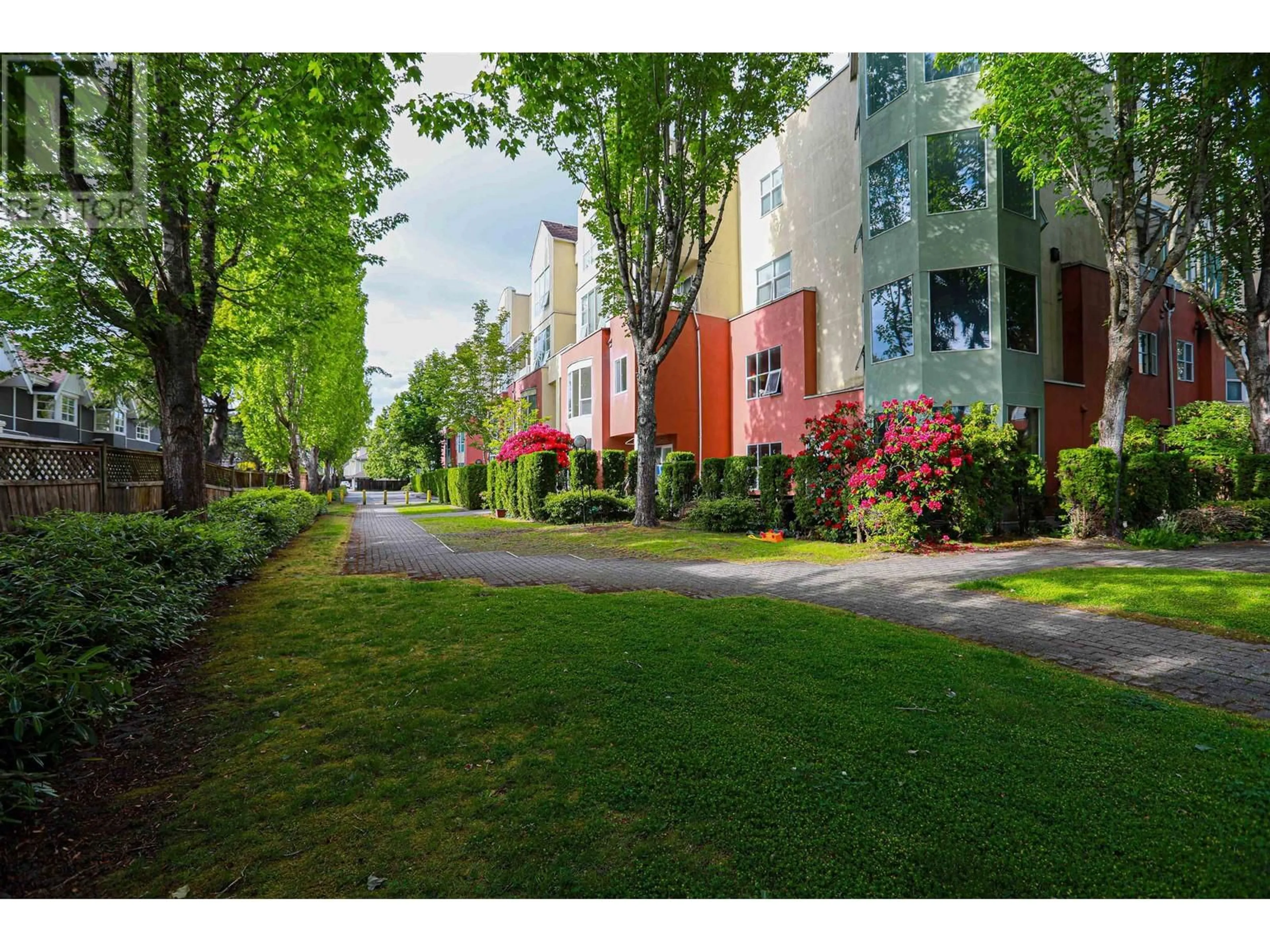 A pic from outside/outdoor area/front of a property/back of a property/a pic from drone, street for 224 - 8300 GENERAL CURRIE ROAD, Richmond British Columbia V6Y3X1