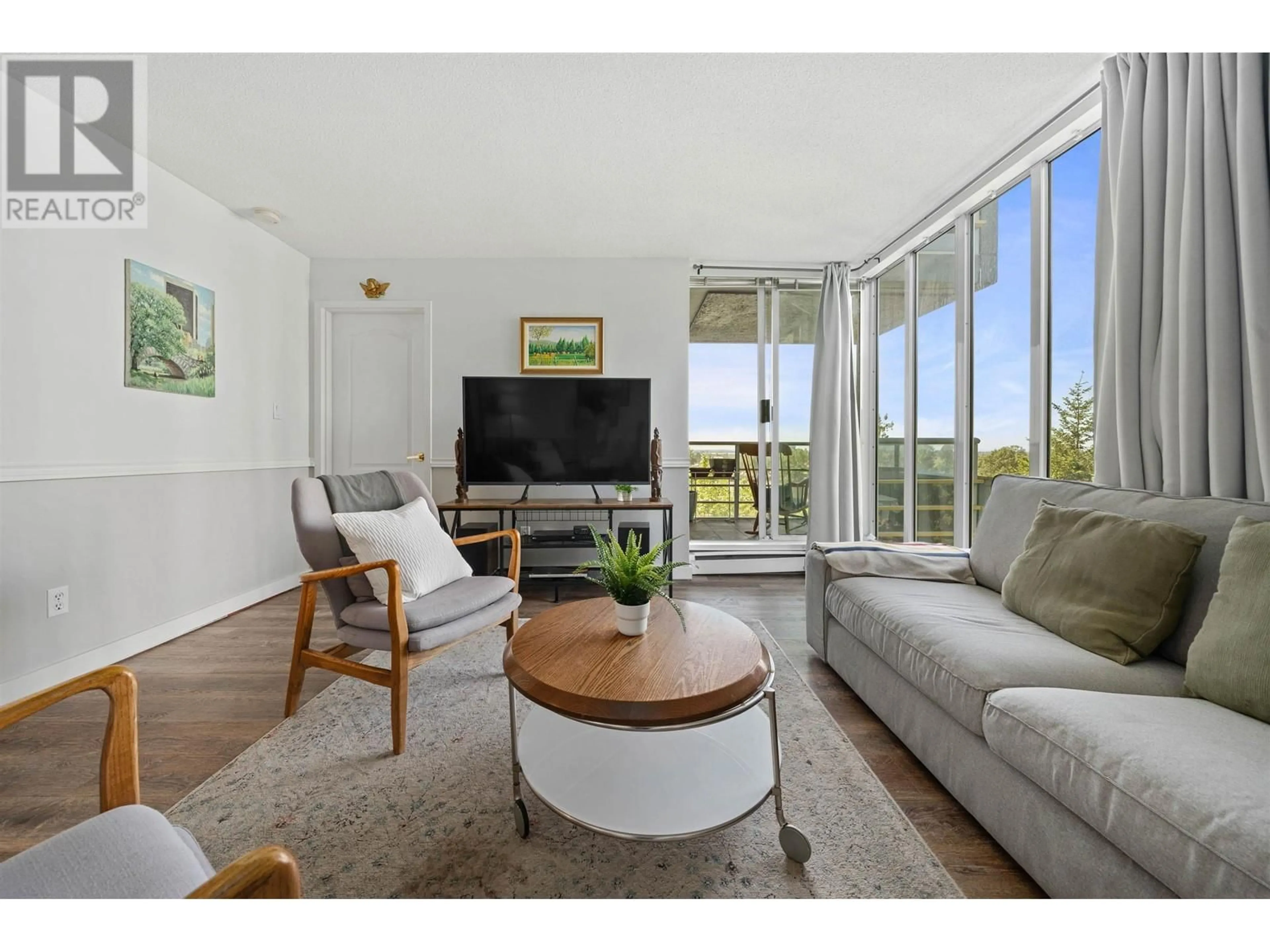 Living room with furniture, unknown for 606 - 3061 KENT AVENUE NORTH, Vancouver British Columbia V5S4P5