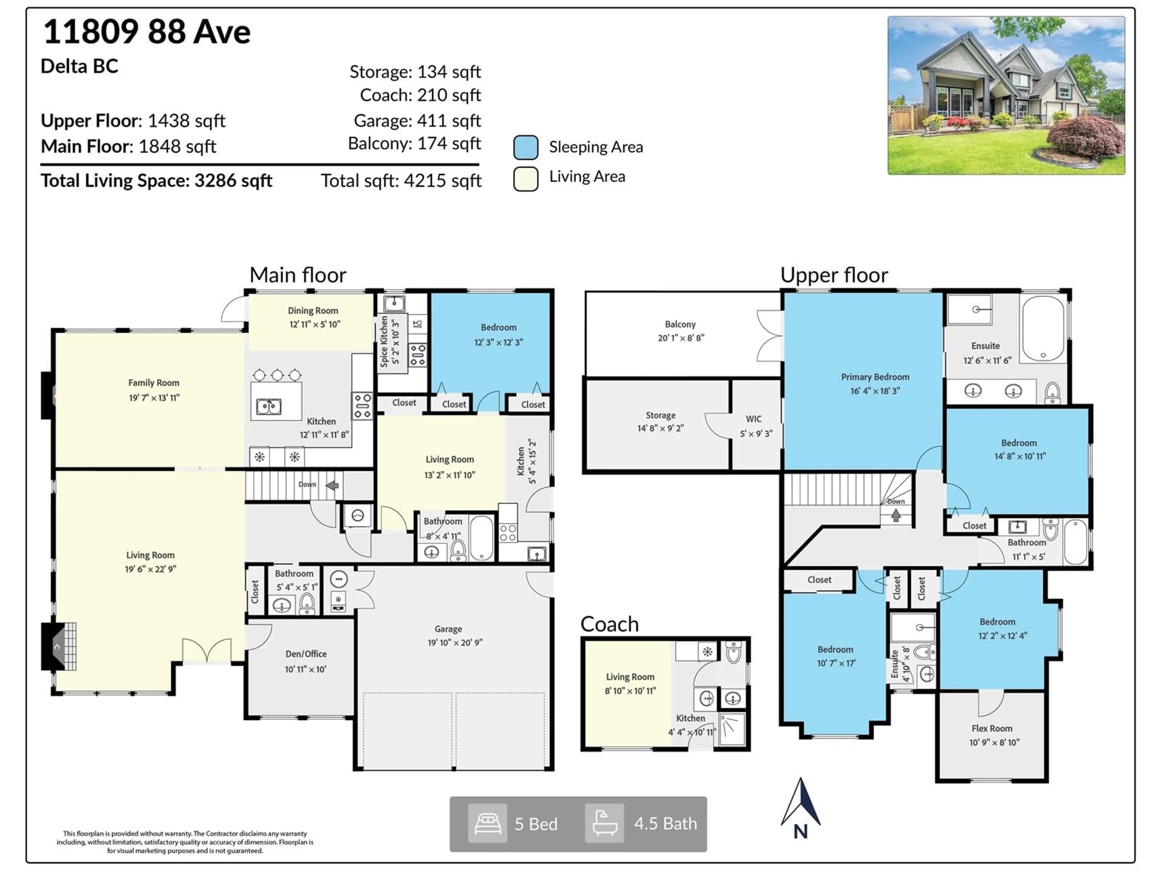 Floor plan for 11809 88, Delta British Columbia V4C3C4