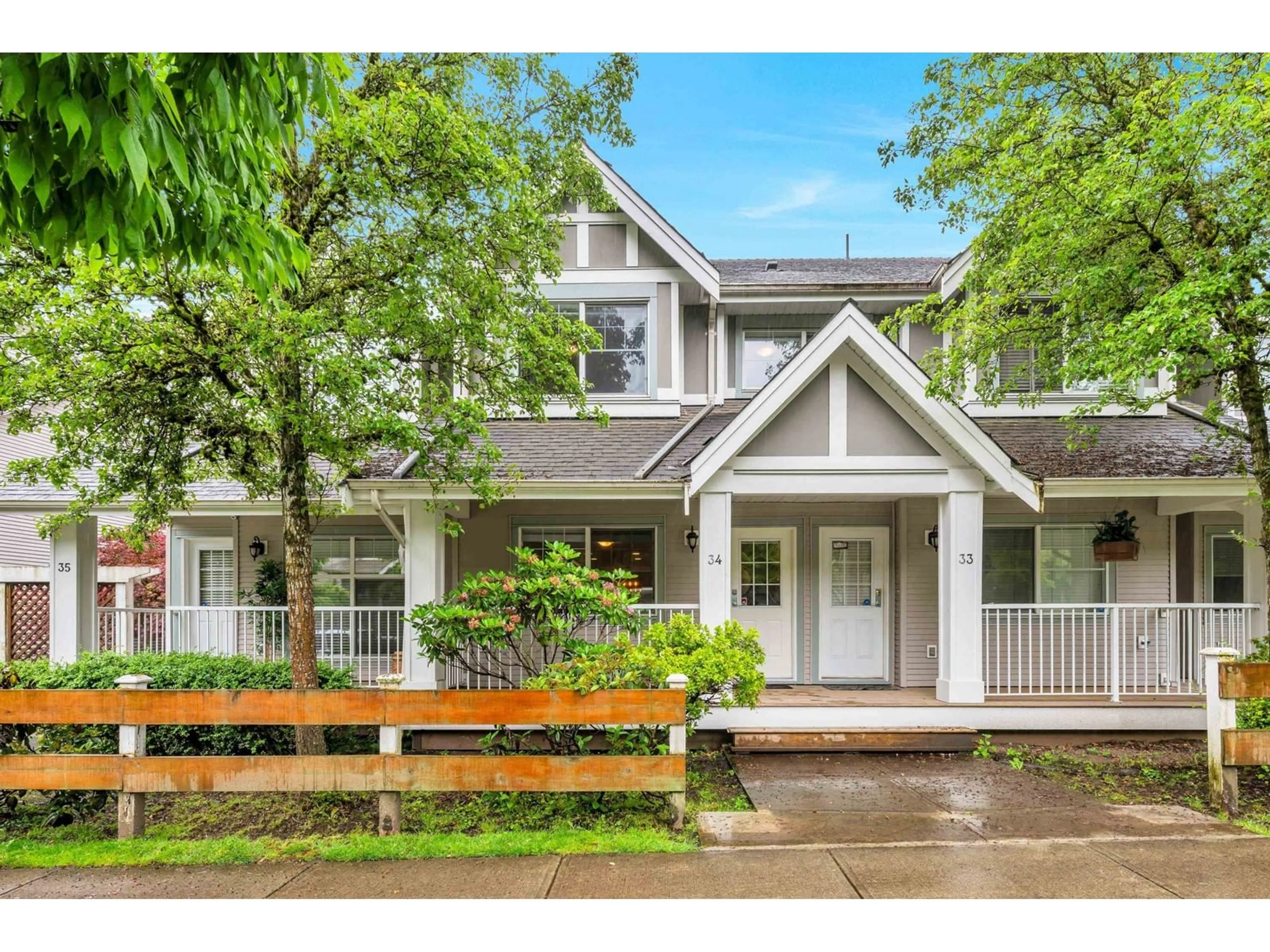 Home with vinyl exterior material, street for 34 - 6555 192A, Surrey British Columbia V4N0A2