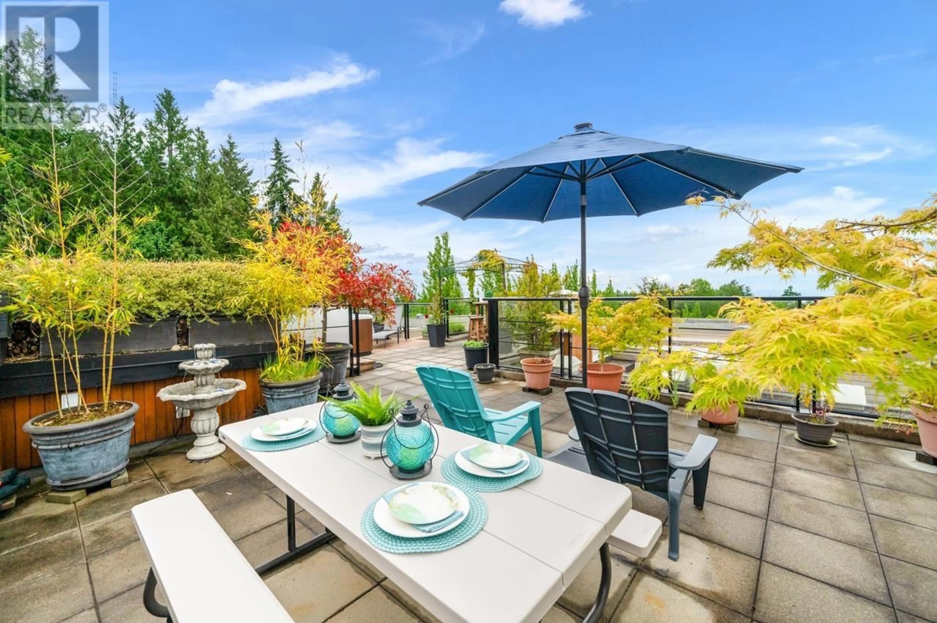Patio, water/lake/river/ocean view for 507 - 6333 LARKIN DRIVE, Vancouver British Columbia V6T0A7