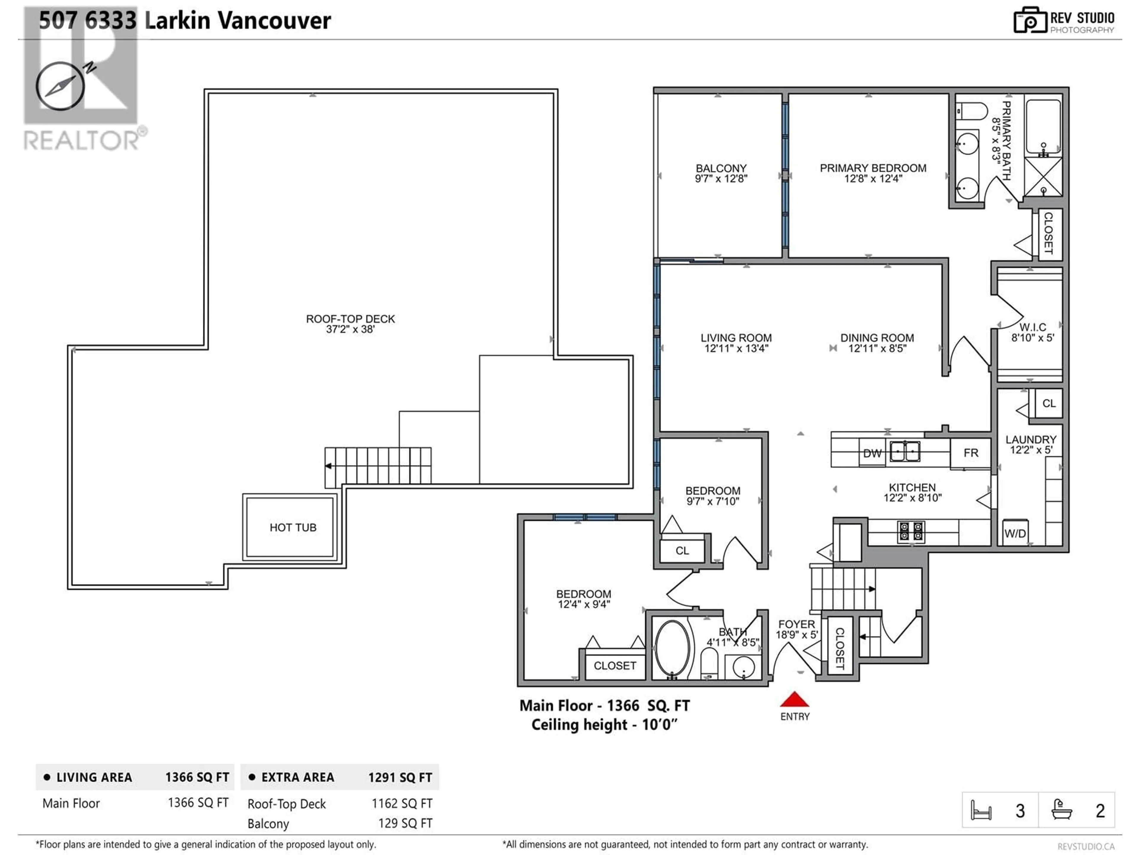 Floor plan for 507 - 6333 LARKIN DRIVE, Vancouver British Columbia V6T0A7