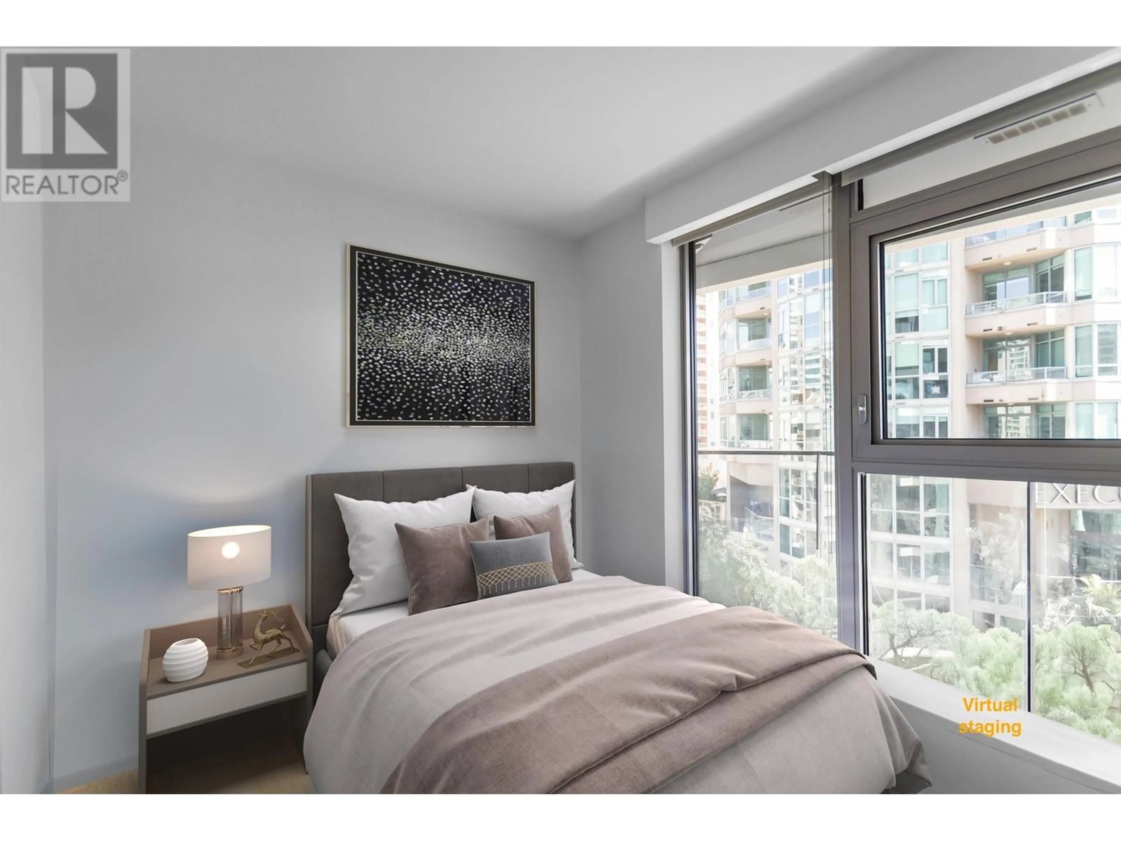 Bedroom with bed, unknown for 1101 - 889 PACIFIC STREET, Vancouver British Columbia V6Z1C3