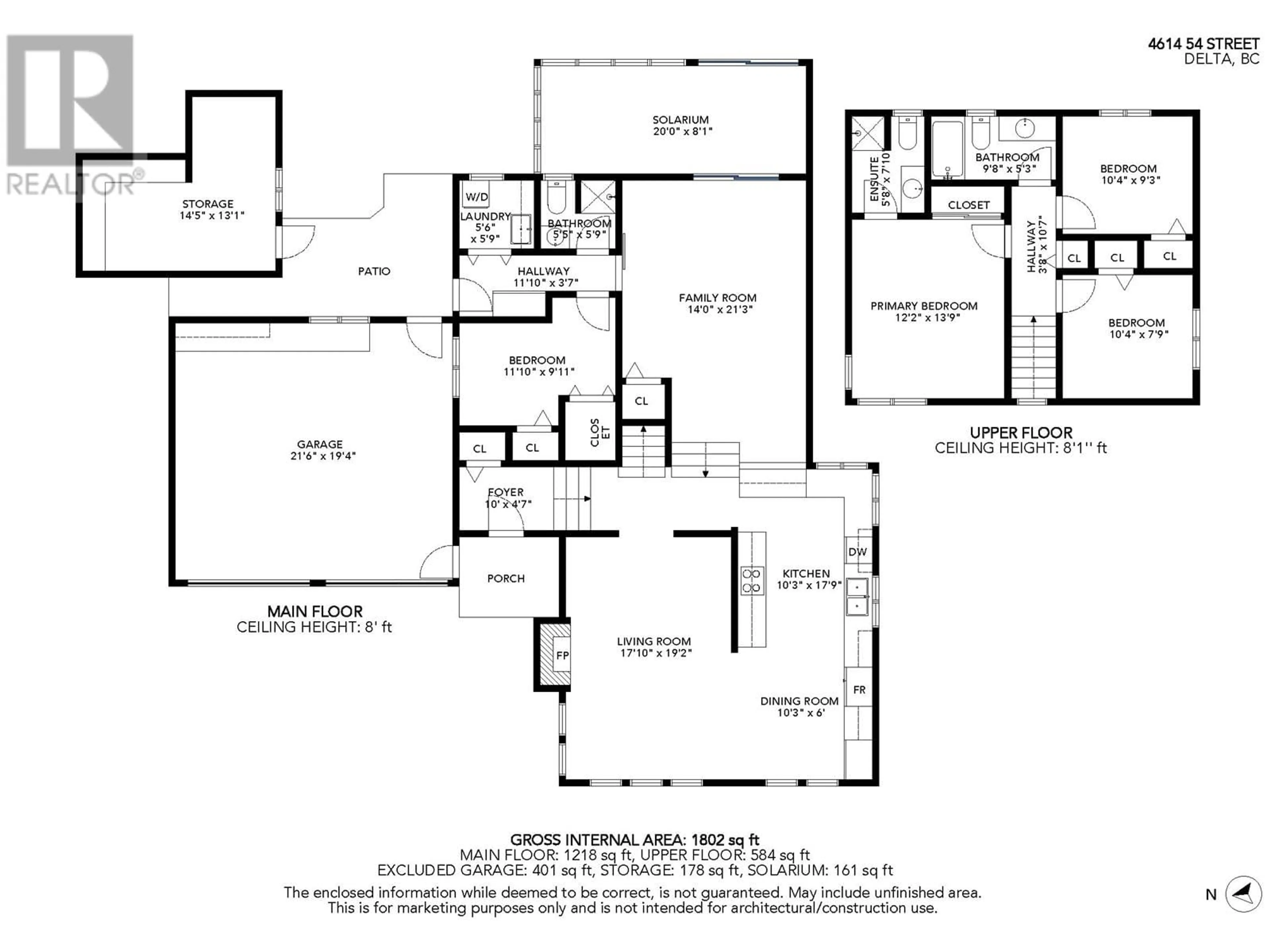 Floor plan for 4614 54 STREET, Ladner British Columbia V4K3V2