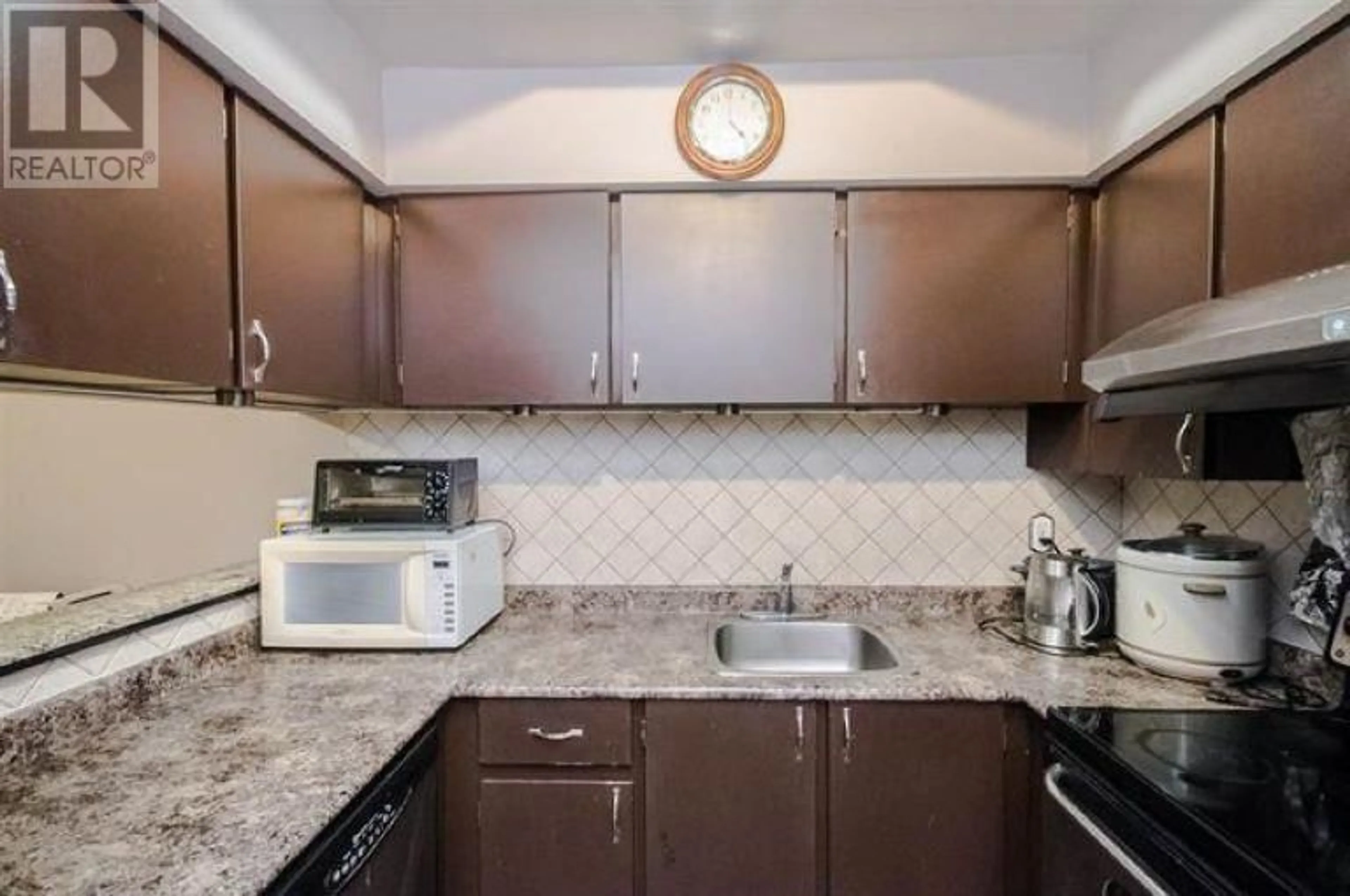 Standard kitchen, ceramic/tile floor for 317 - 8460 ACKROYD ROAD, Richmond British Columbia V6X3E9