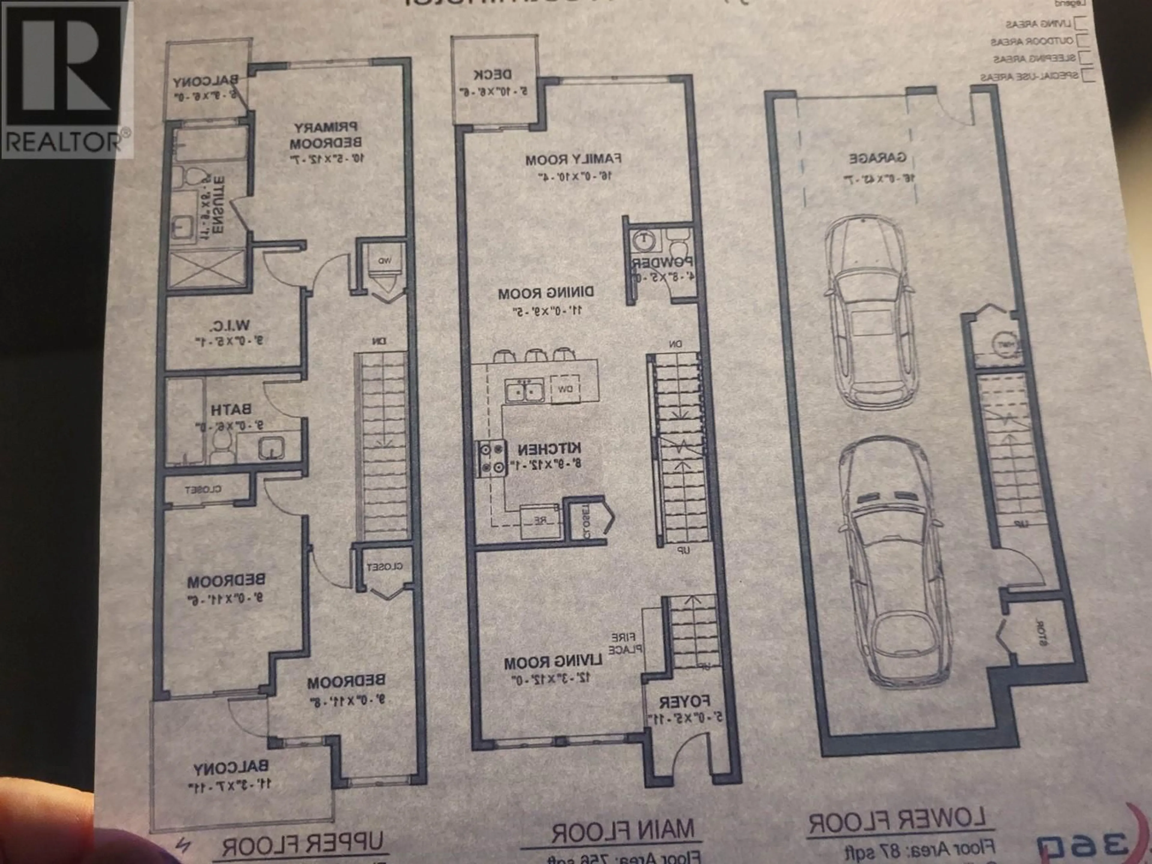 Floor plan for 57 - 245 FRANCIS WAY, New Westminster British Columbia V3L0A7
