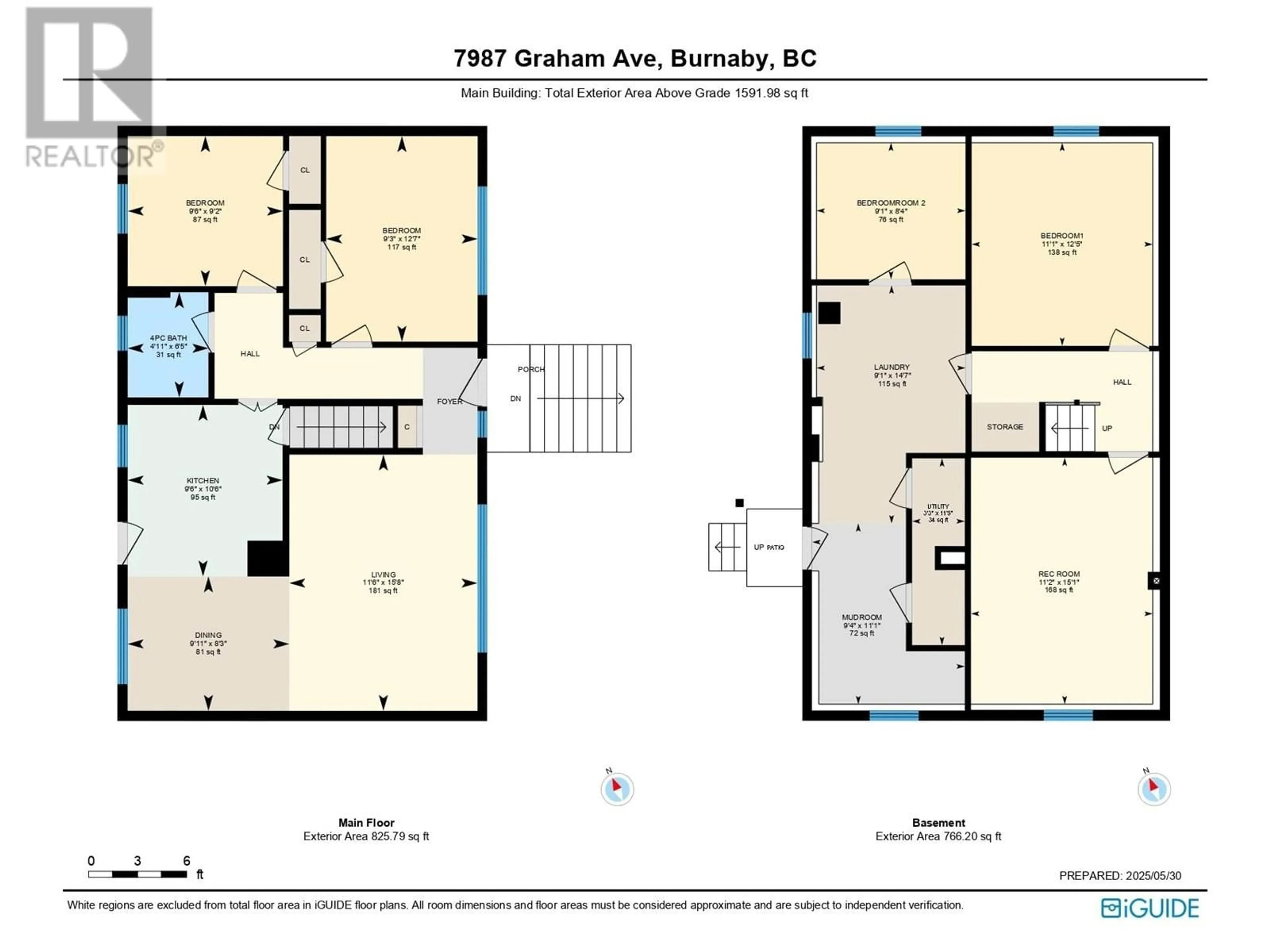 Floor plan for 7987 GRAHAM AVENUE, Burnaby British Columbia V3N1V8