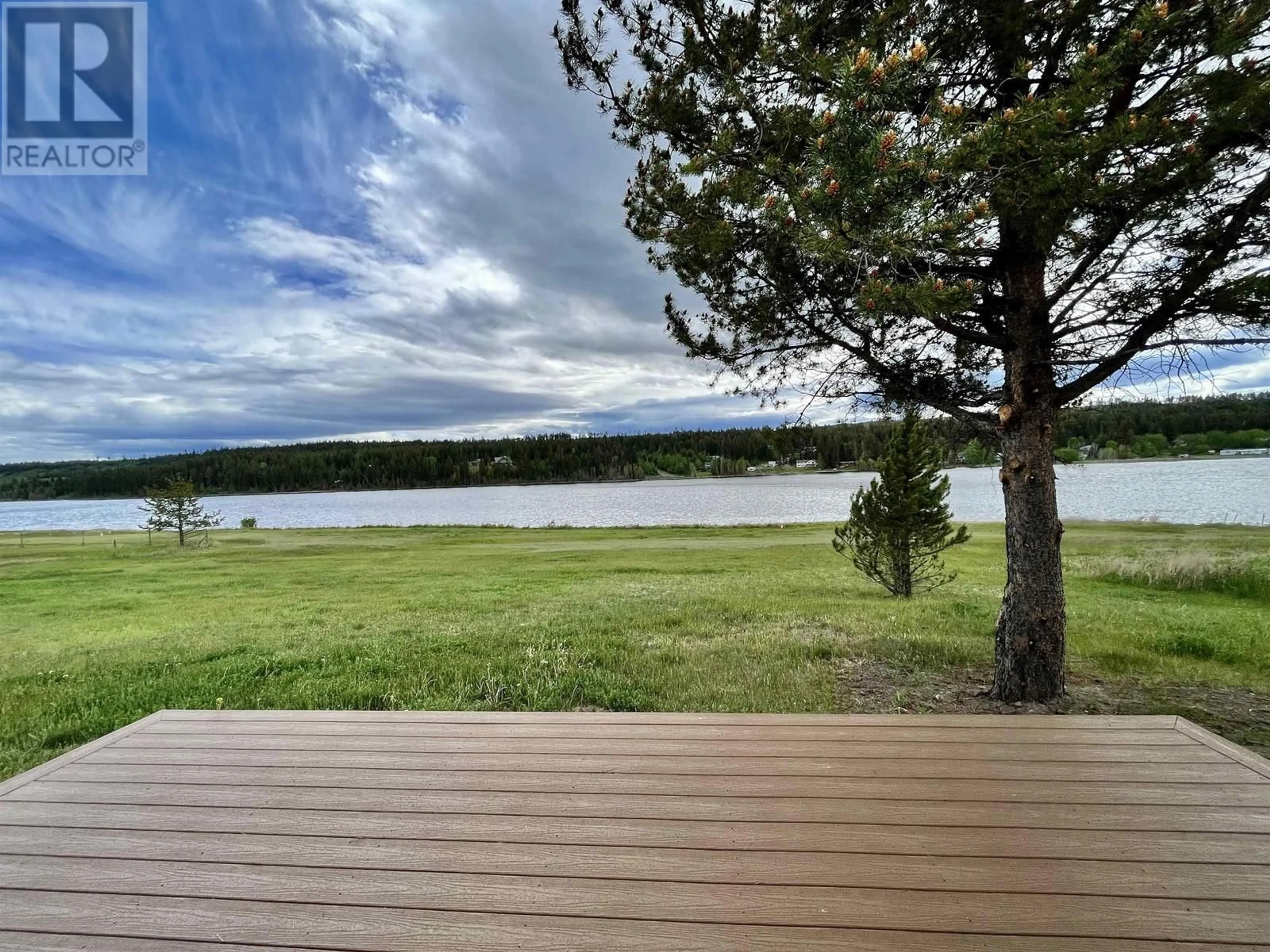 Patio, water/lake/river/ocean view for 5574 LAKESIDE COURT, 100 Mile House British Columbia V0K2E1