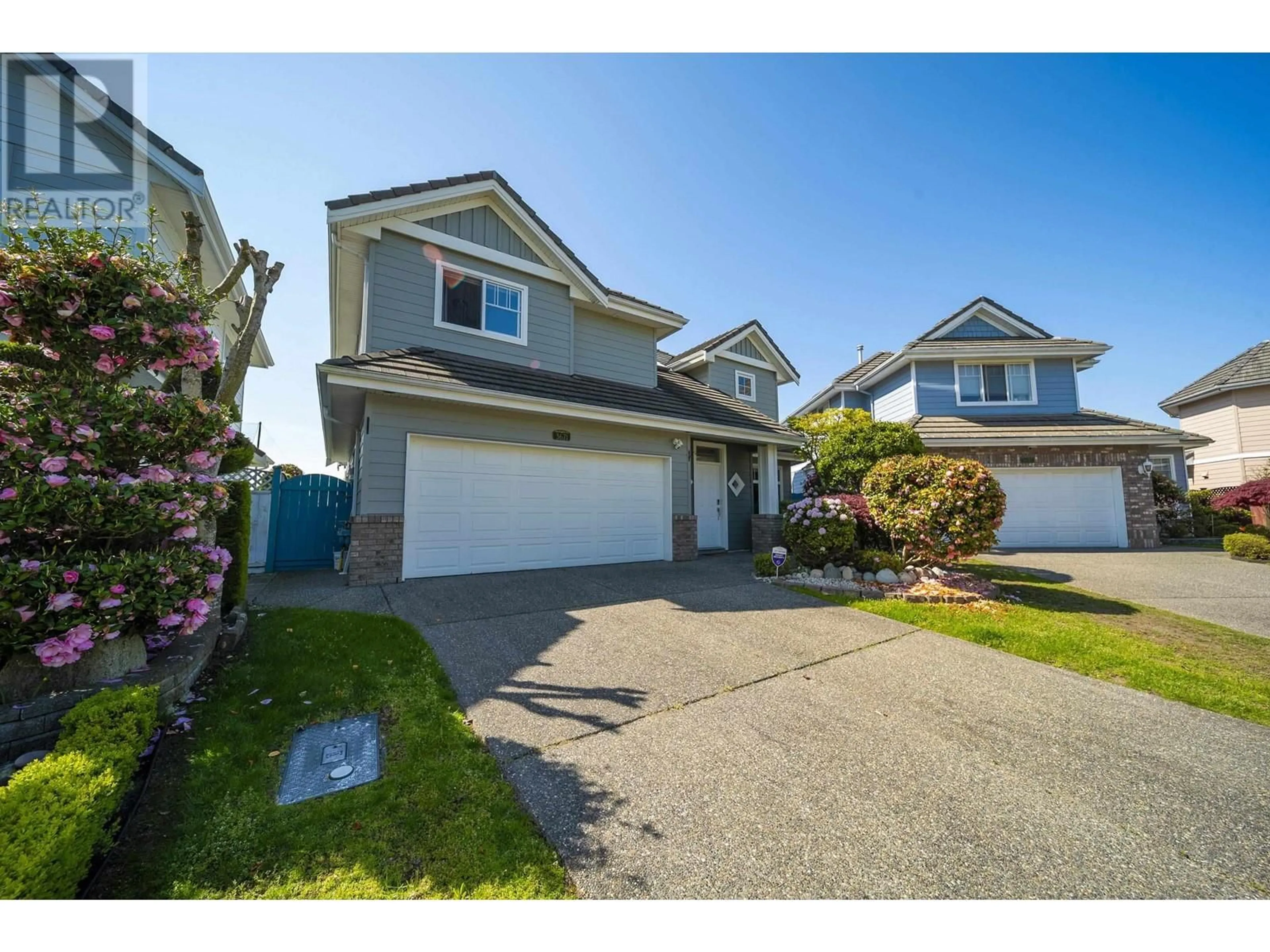 A pic from outside/outdoor area/front of a property/back of a property/a pic from drone, street for 3671 LAM DRIVE, Richmond British Columbia V7C5T2