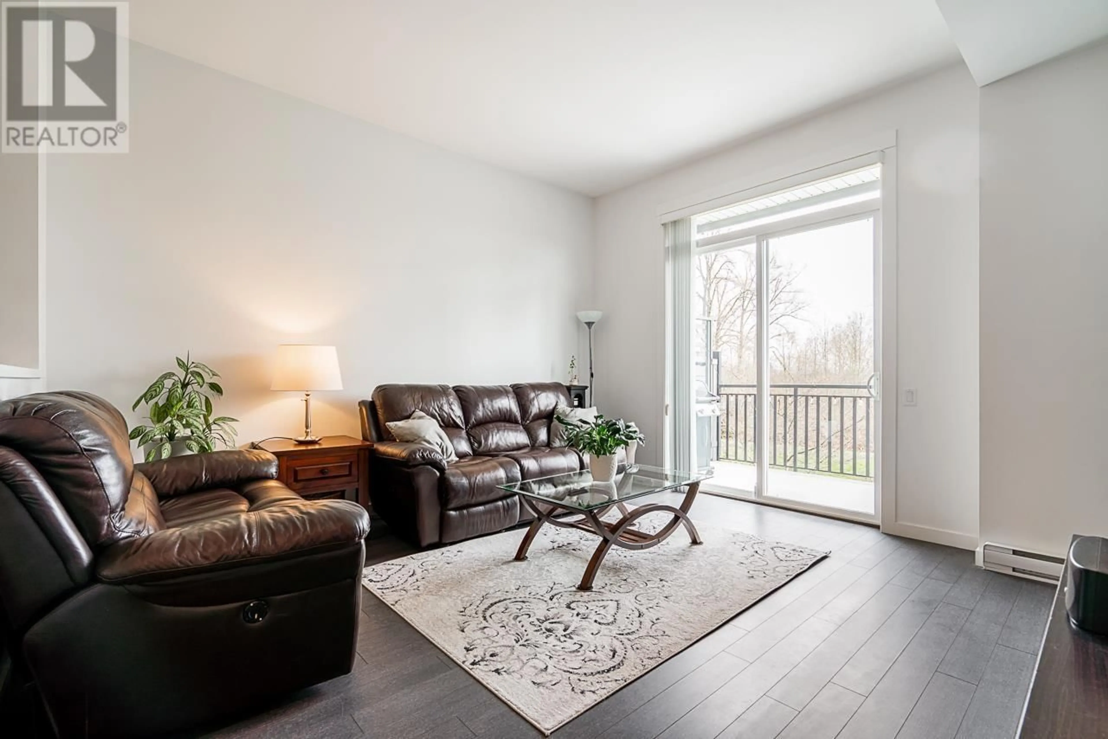 Living room with furniture, wood/laminate floor for 23 - 2332 RANGER LANE, Port Coquitlam British Columbia V3B0J4