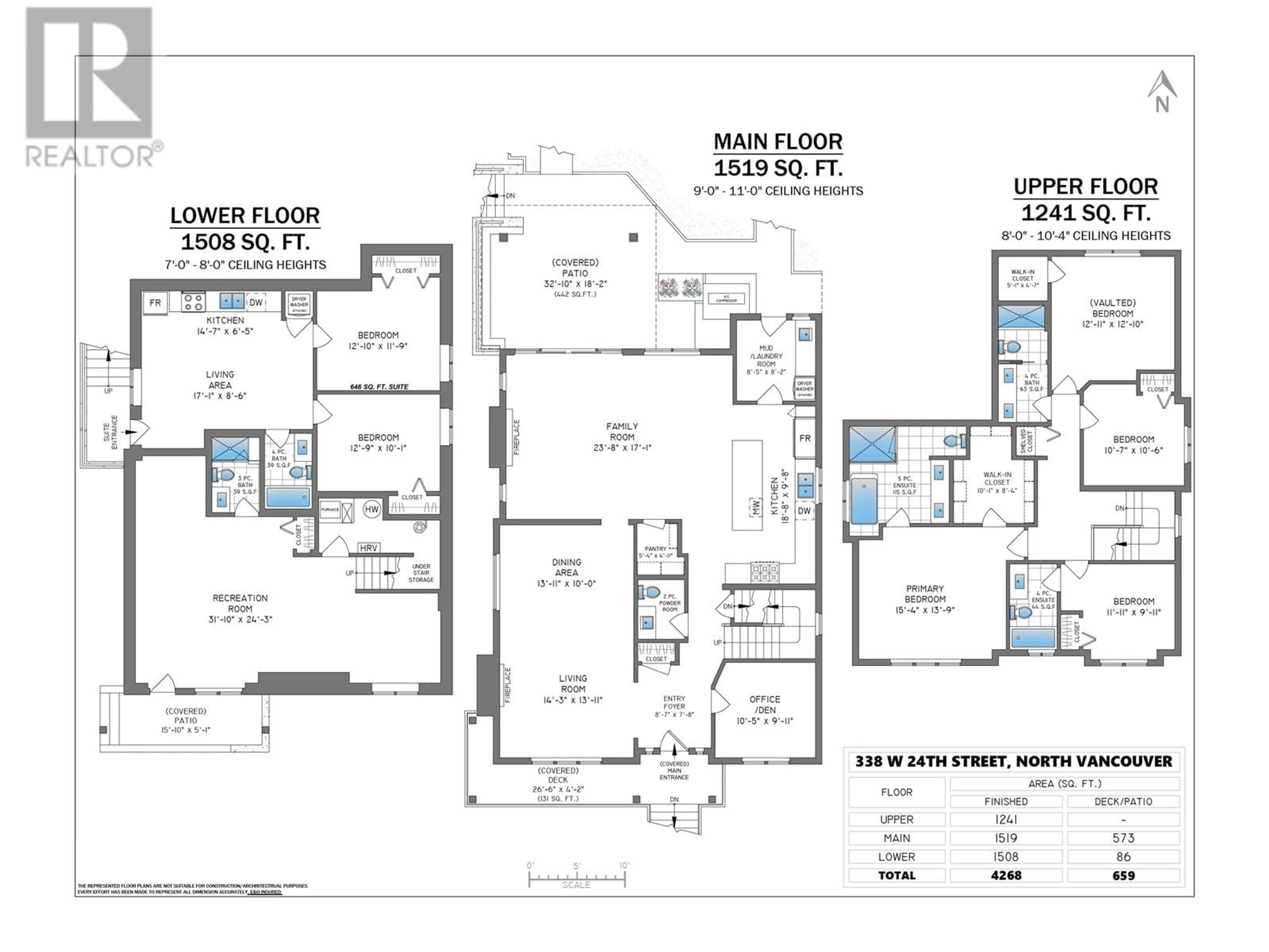 Floor plan for 338 24TH STREET, North Vancouver British Columbia V7M2C6