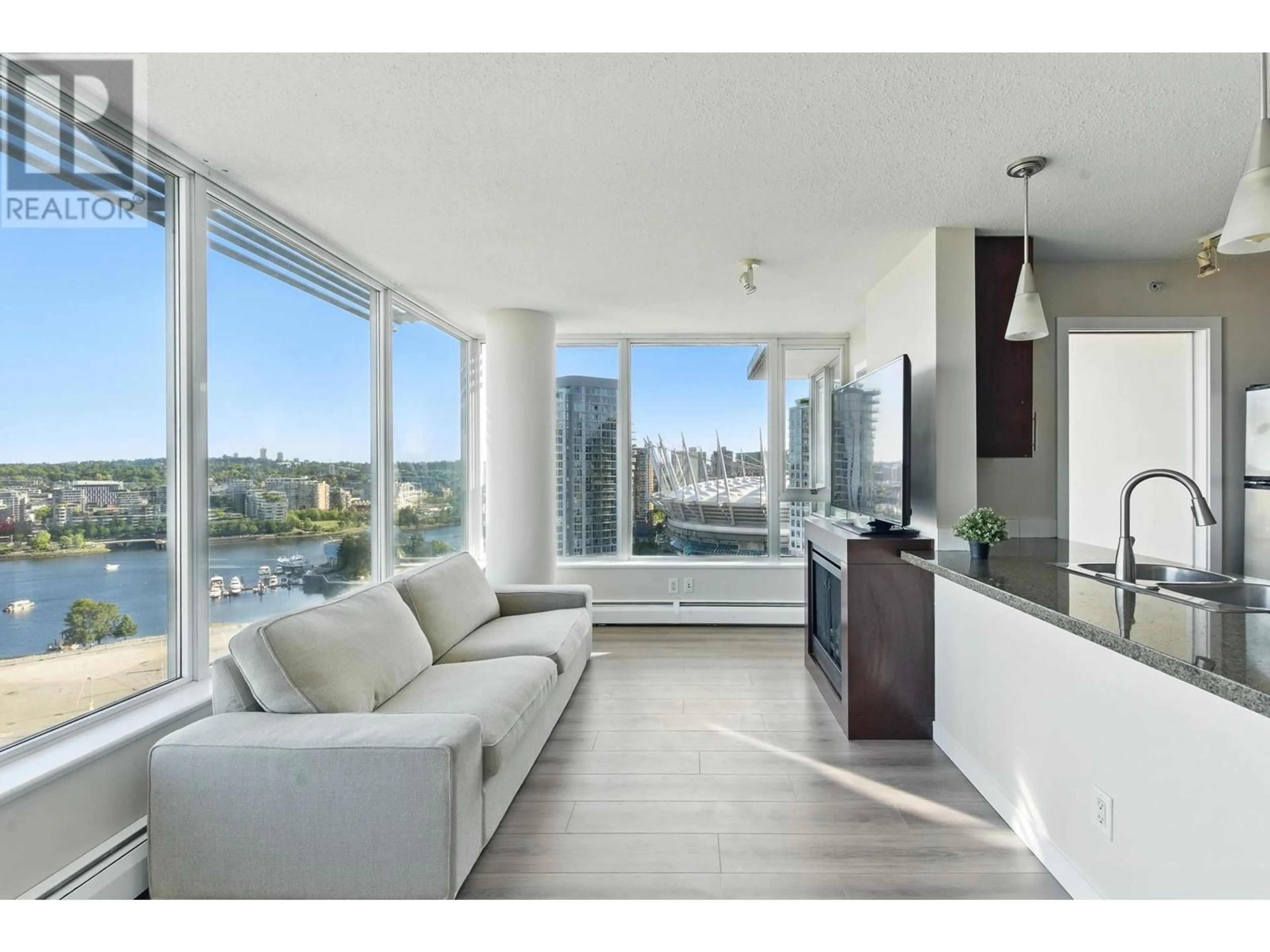 Living room with furniture, unknown for 2802 - 688 ABBOTT STREET, Vancouver British Columbia V6B0B9