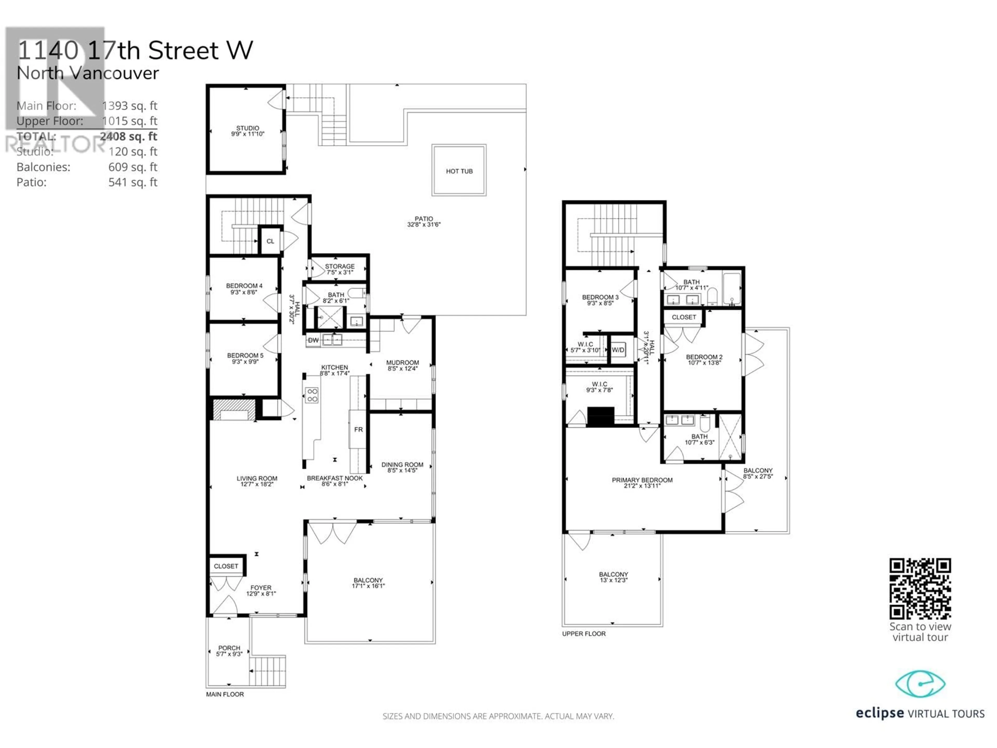 Floor plan for 1140 17 STREET, North Vancouver British Columbia V7P1W2