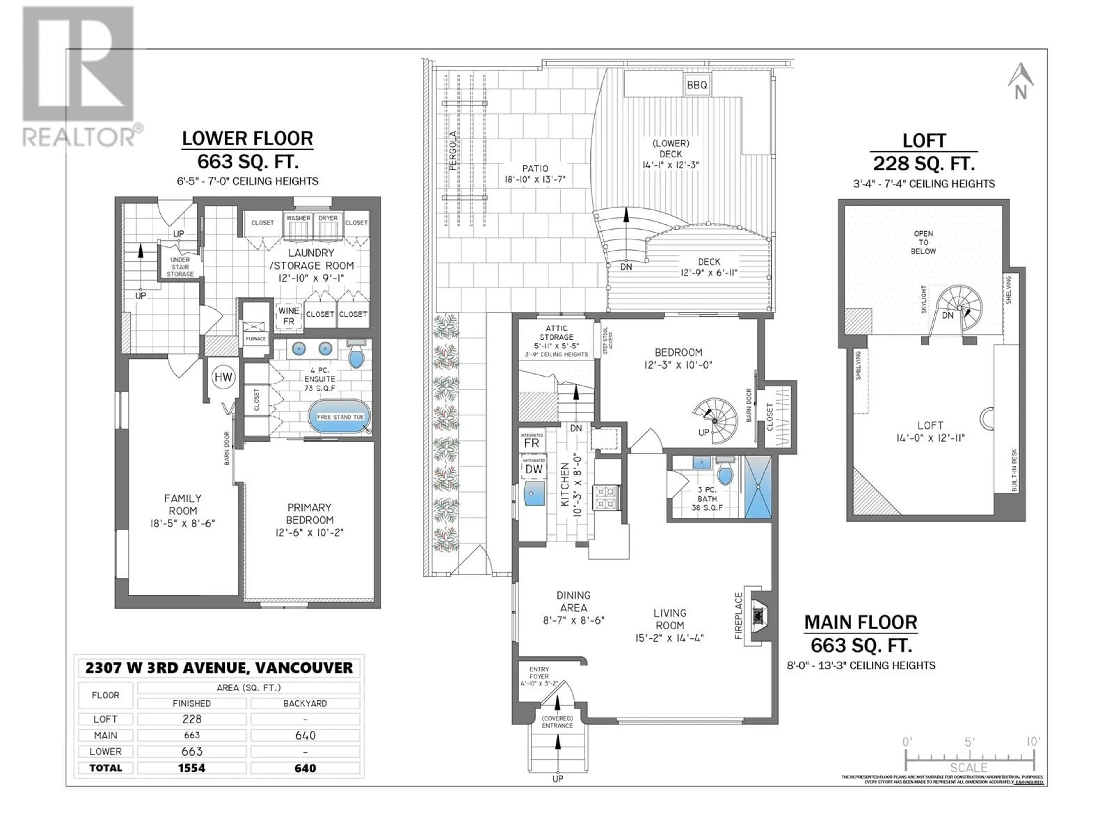 Floor plan for 2307 3RD AVENUE, Vancouver British Columbia V6K1L6