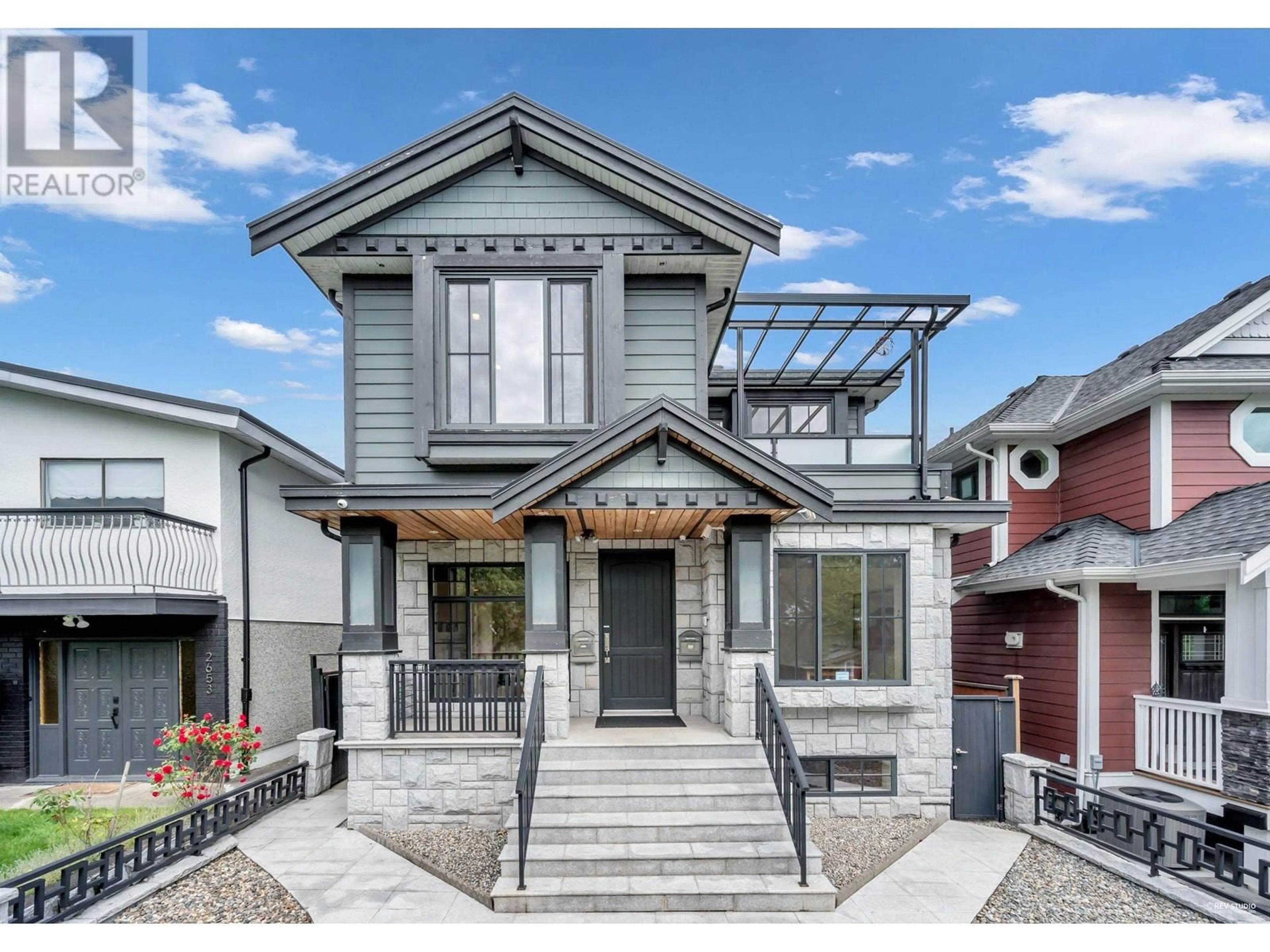 Home with brick exterior material, street for 2663 6TH AVENUE, Vancouver British Columbia V5M1R4