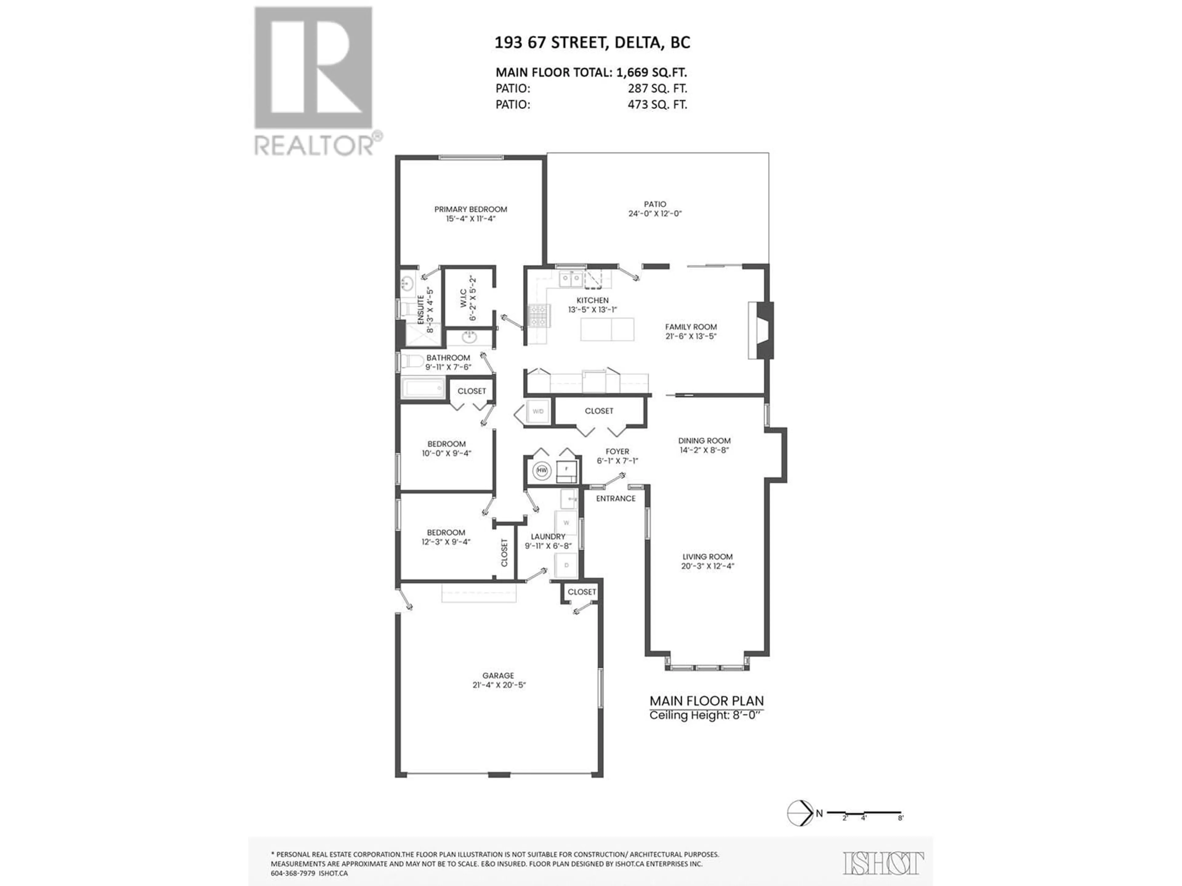 Floor plan for 193 67 STREET, Delta British Columbia V4L1M2