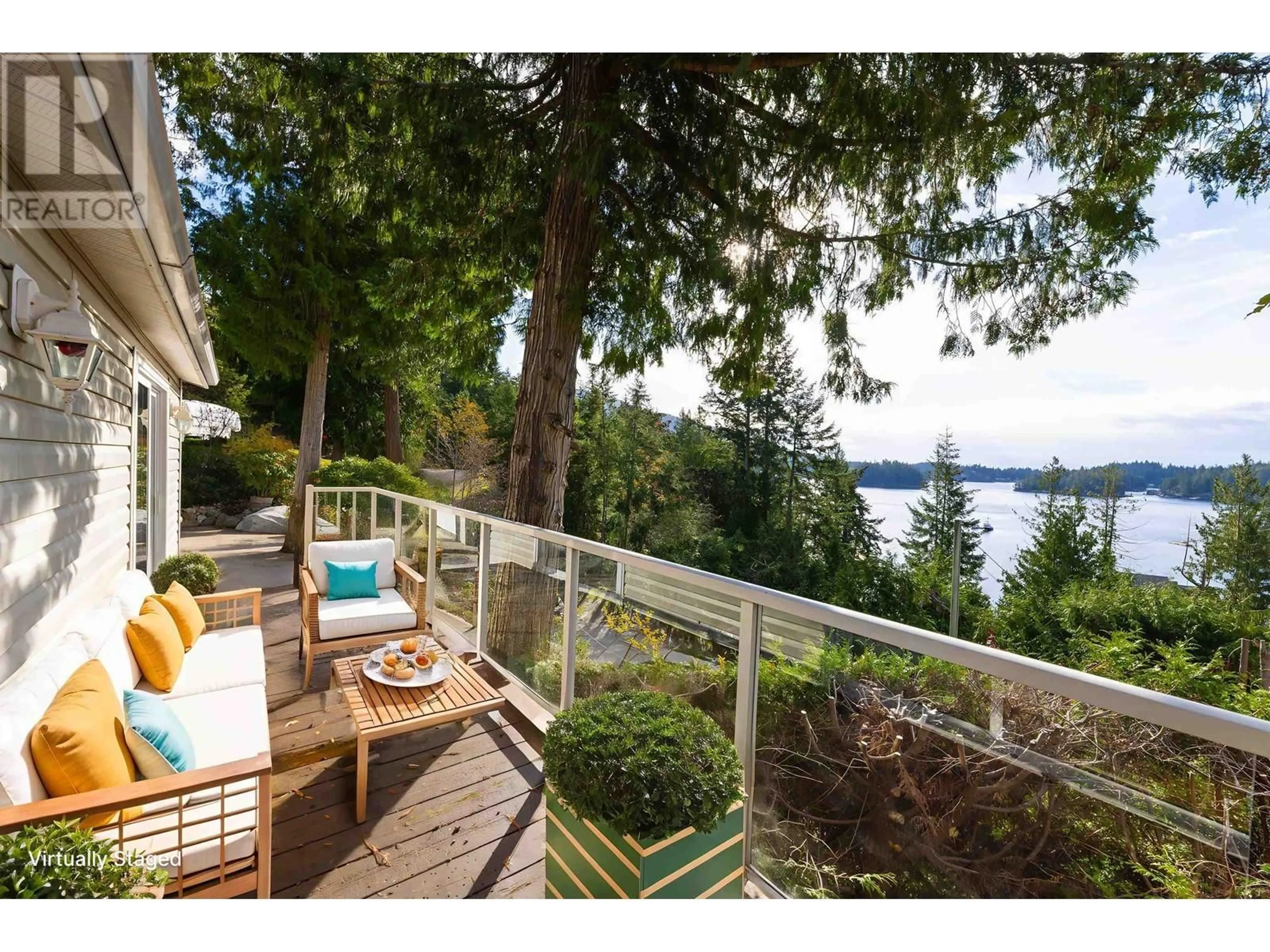Patio, water/lake/river/ocean view for 4799 SINCLAIR BAY ROAD, Pender Harbour British Columbia V0N1S1