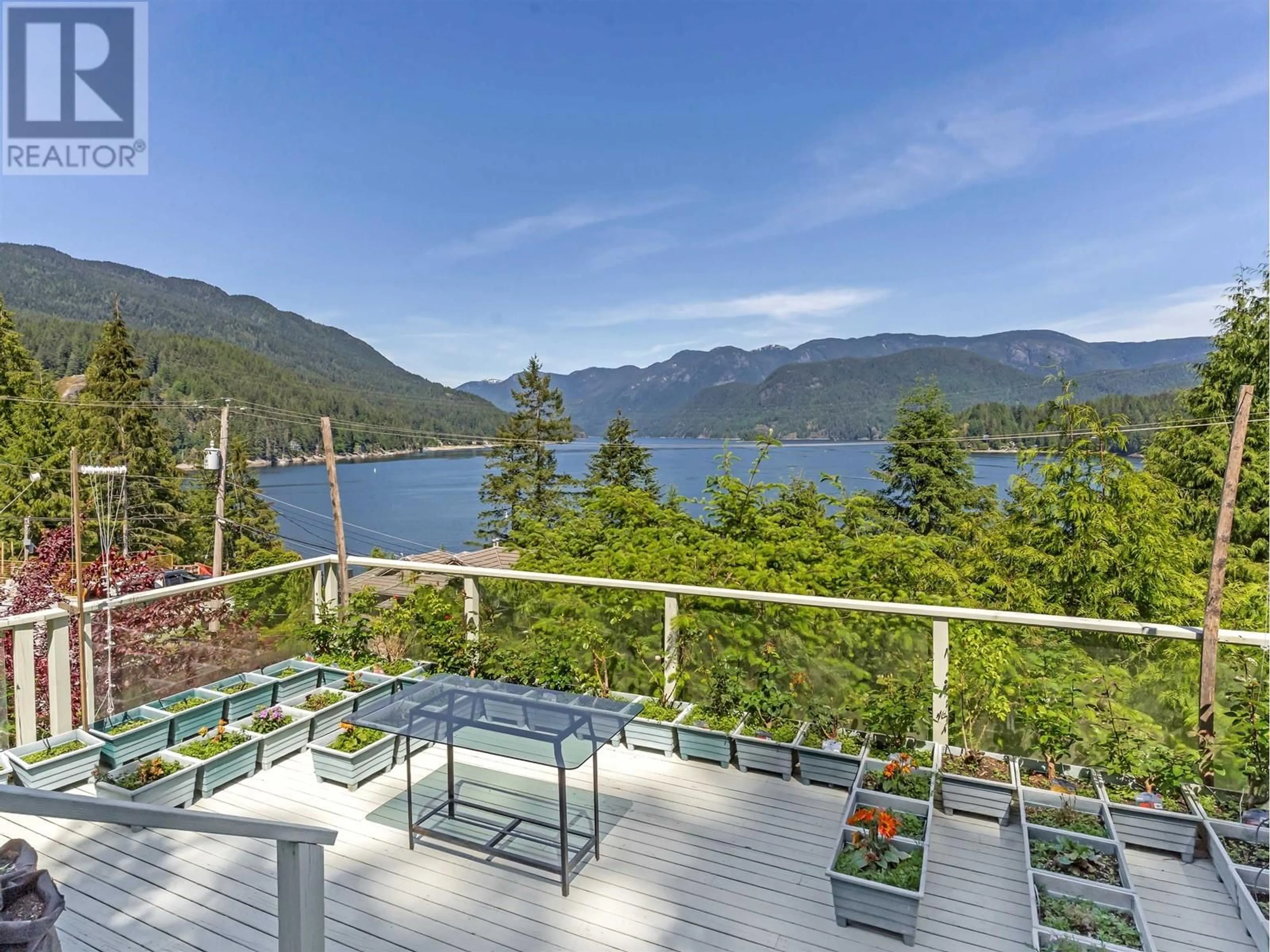 Patio, water/lake/river/ocean view for 1999 CARDINAL CRESCENT, North Vancouver British Columbia V7G1Y3