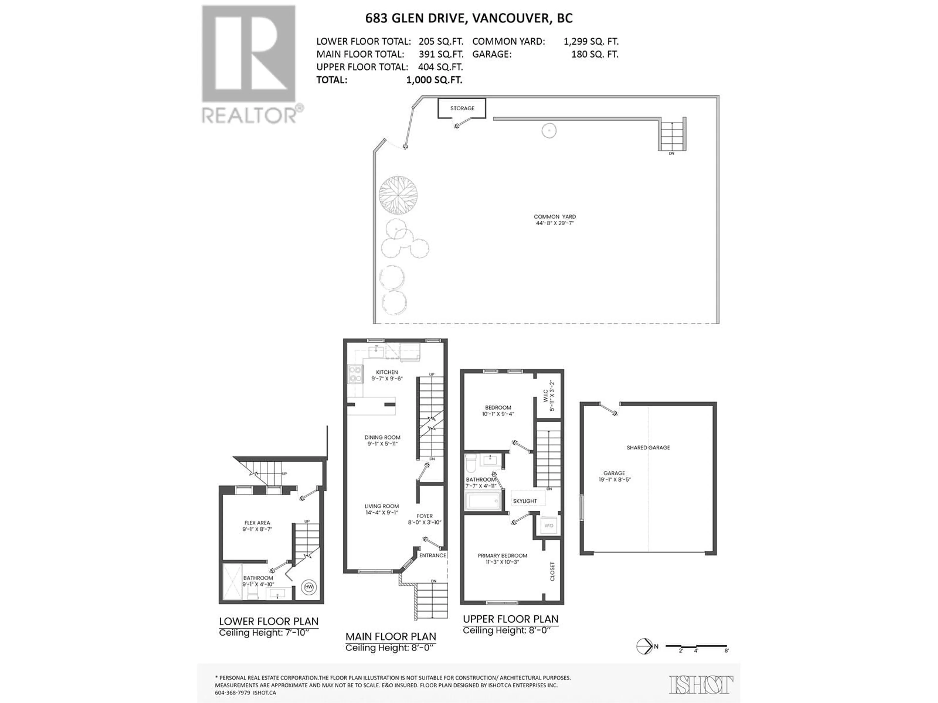 Floor plan for 683 GLEN DRIVE, Vancouver British Columbia V6A4E5