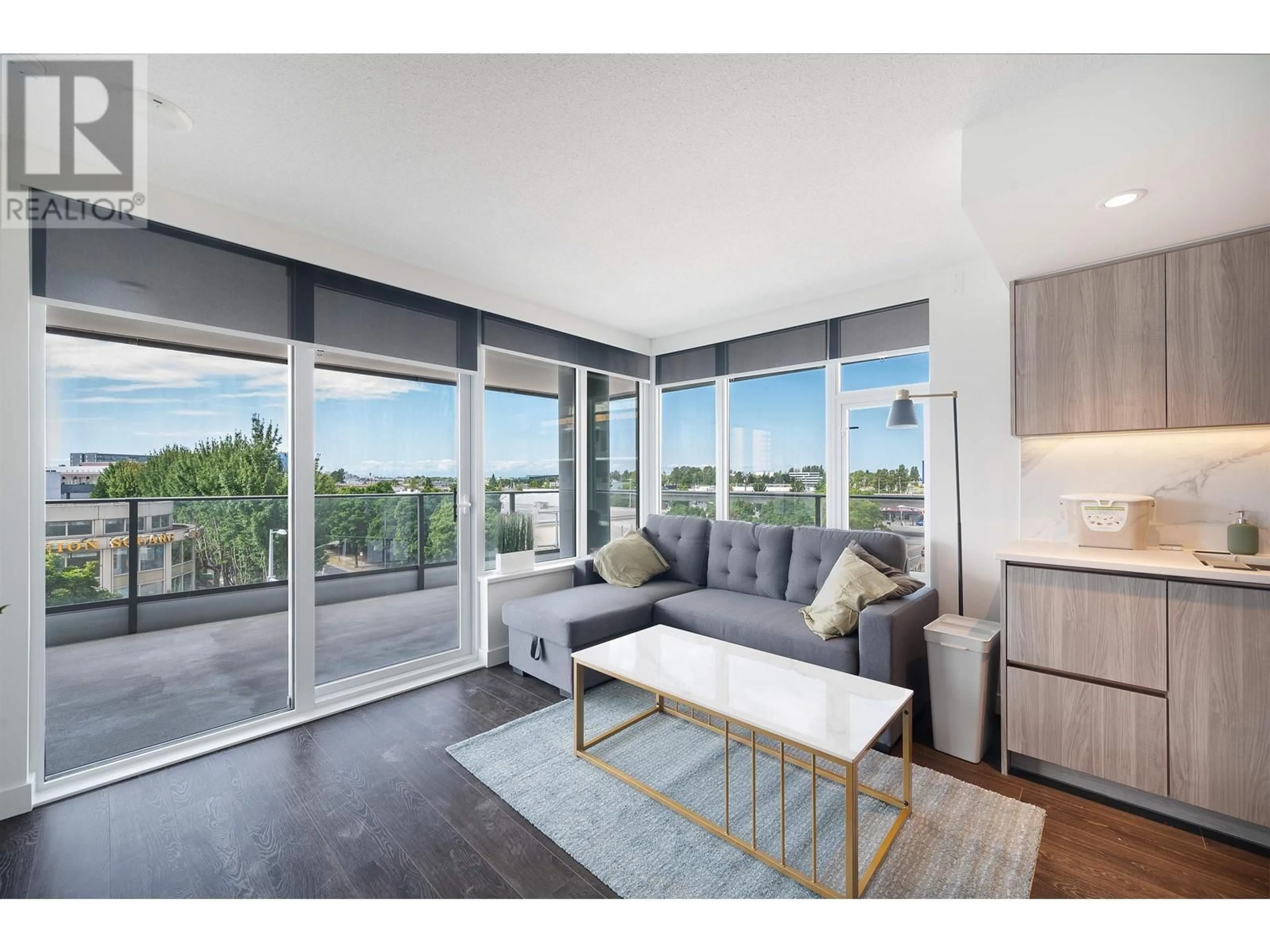 Living room with furniture, unknown for 408 - 8555 CAPSTAN WAY, Richmond British Columbia V6X0W1