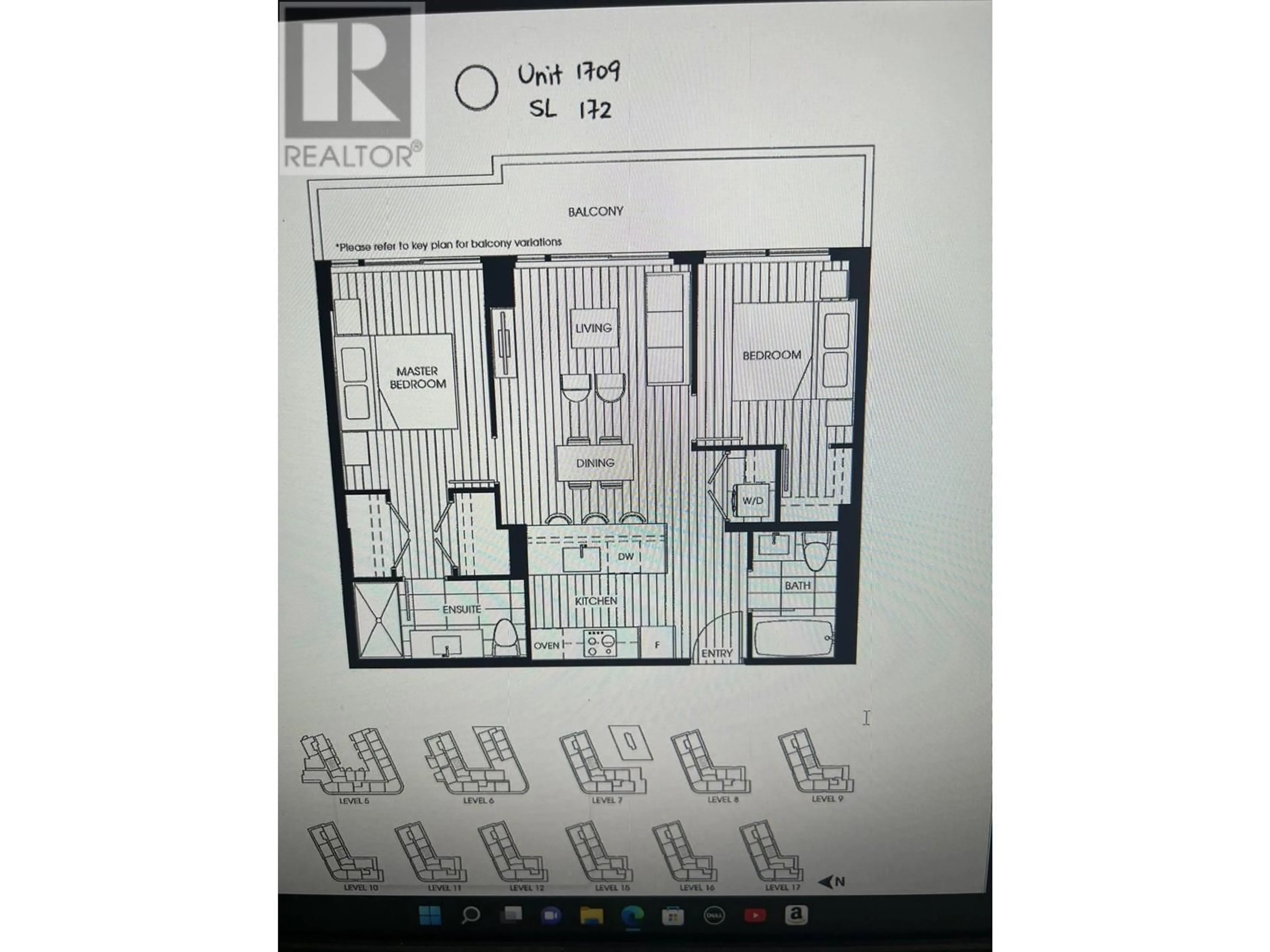 Unknown for 1709 - 5788 GILBERT ROAD, Richmond British Columbia V7C0G1