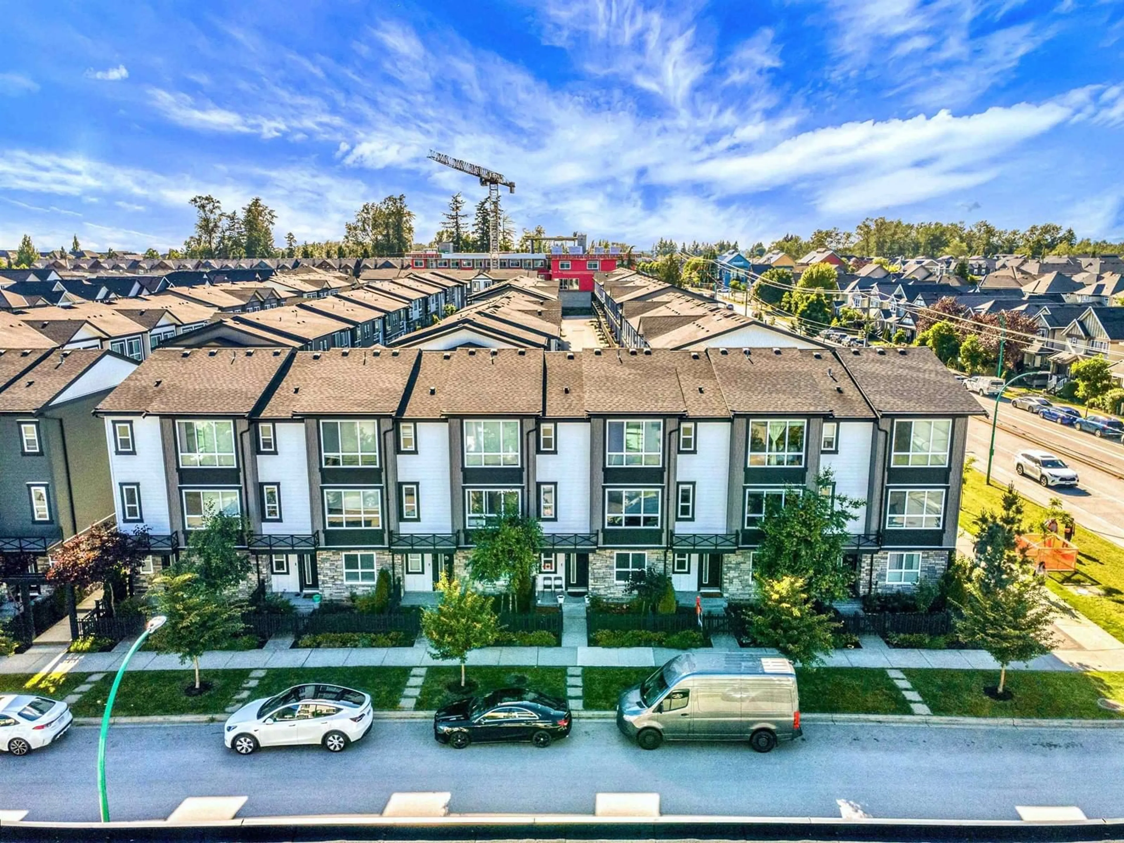 A pic from outside/outdoor area/front of a property/back of a property/a pic from drone, unknown for 37 - 19255 ALOHA, Surrey British Columbia V4N6T8