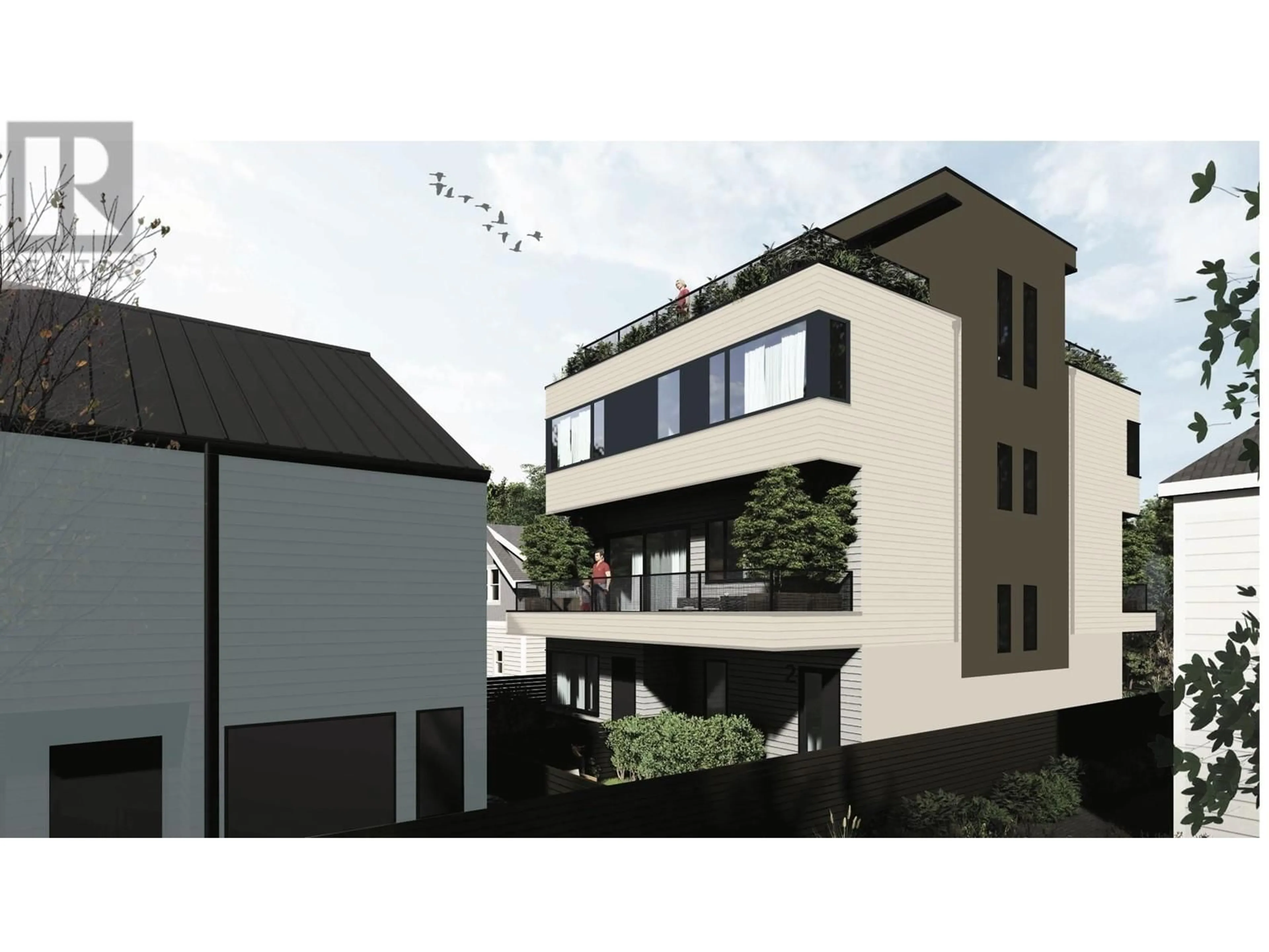 A pic from outside/outdoor area/front of a property/back of a property/a pic from drone, building for 3 - 3120 11TH AVENUE, Vancouver British Columbia V6K2M7