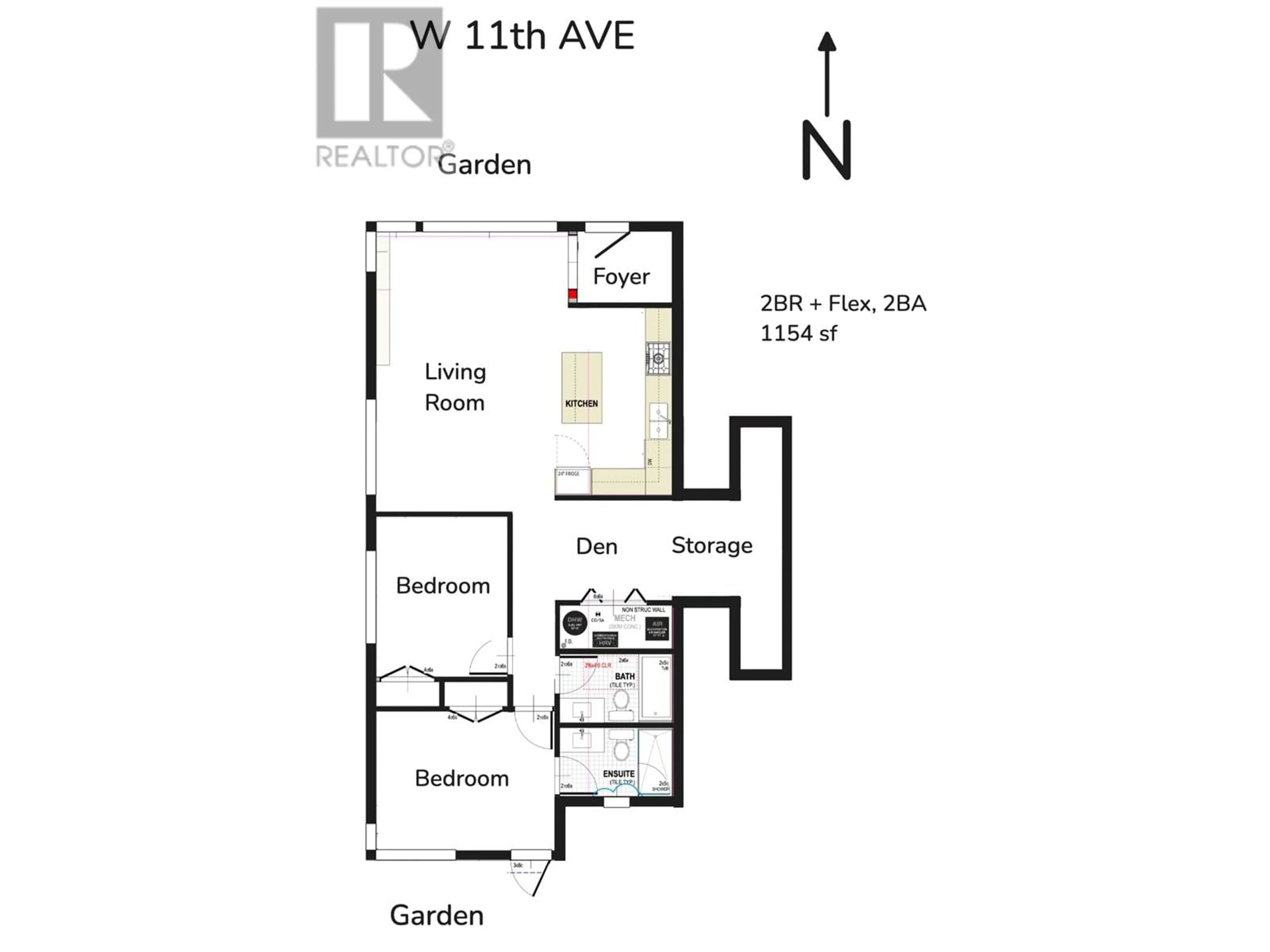 Floor plan for 3 - 3120 11TH AVENUE, Vancouver British Columbia V6K2M7