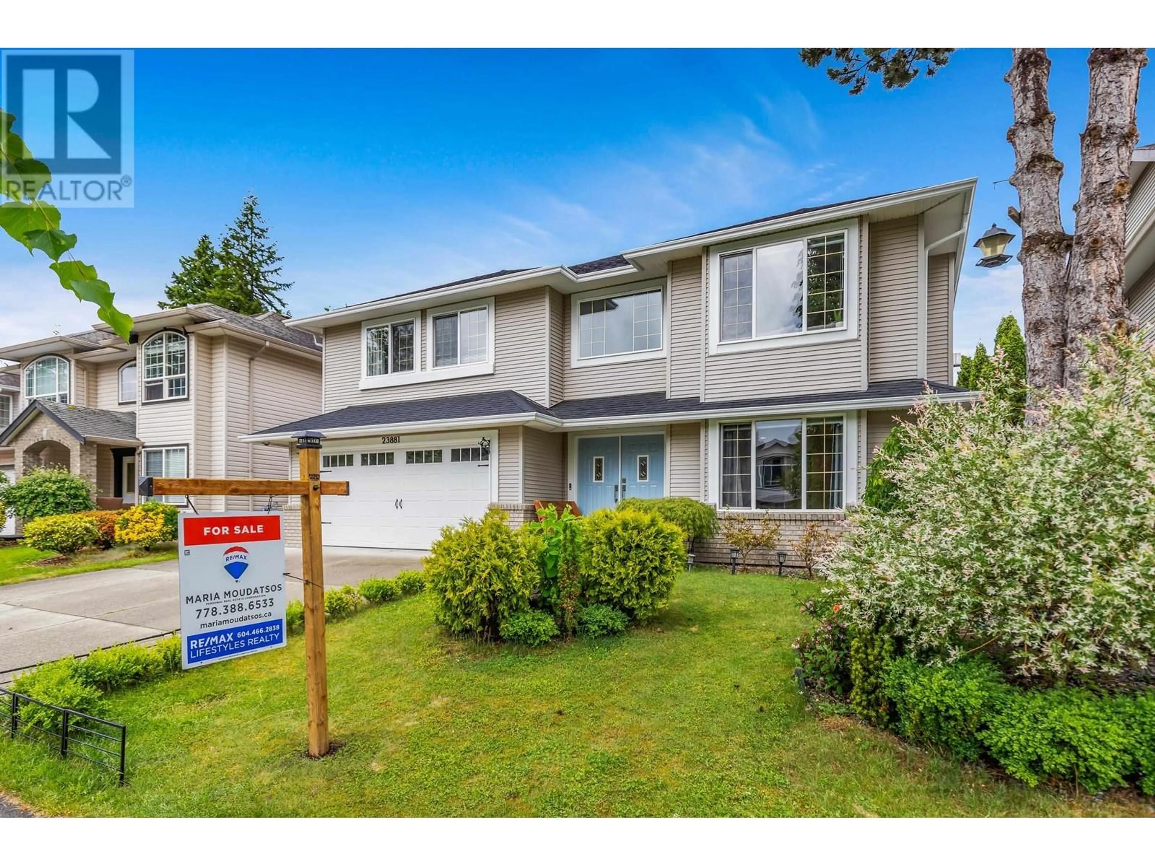 Home with vinyl exterior material, street for 23881 114A AVENUE, Maple Ridge British Columbia V2W1V2