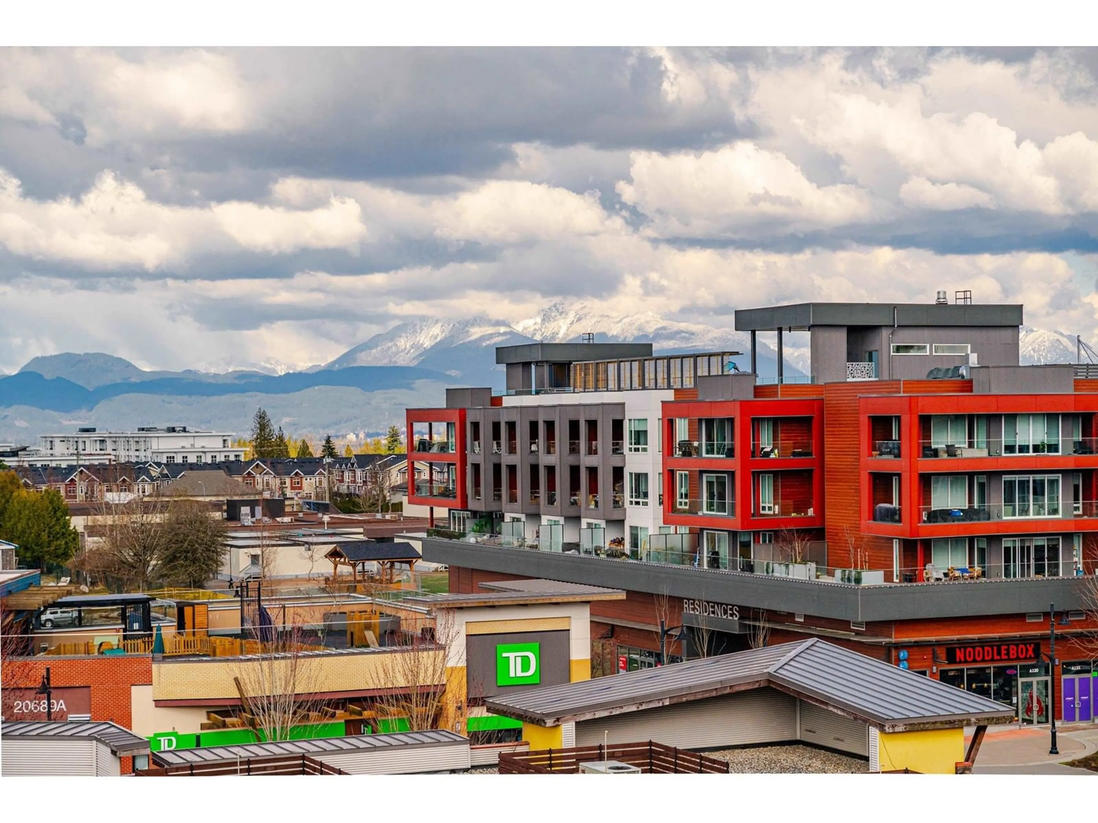A pic from outside/outdoor area/front of a property/back of a property/a pic from drone, mountain view for 617 - 20673 78, Langley British Columbia V2Y3K1