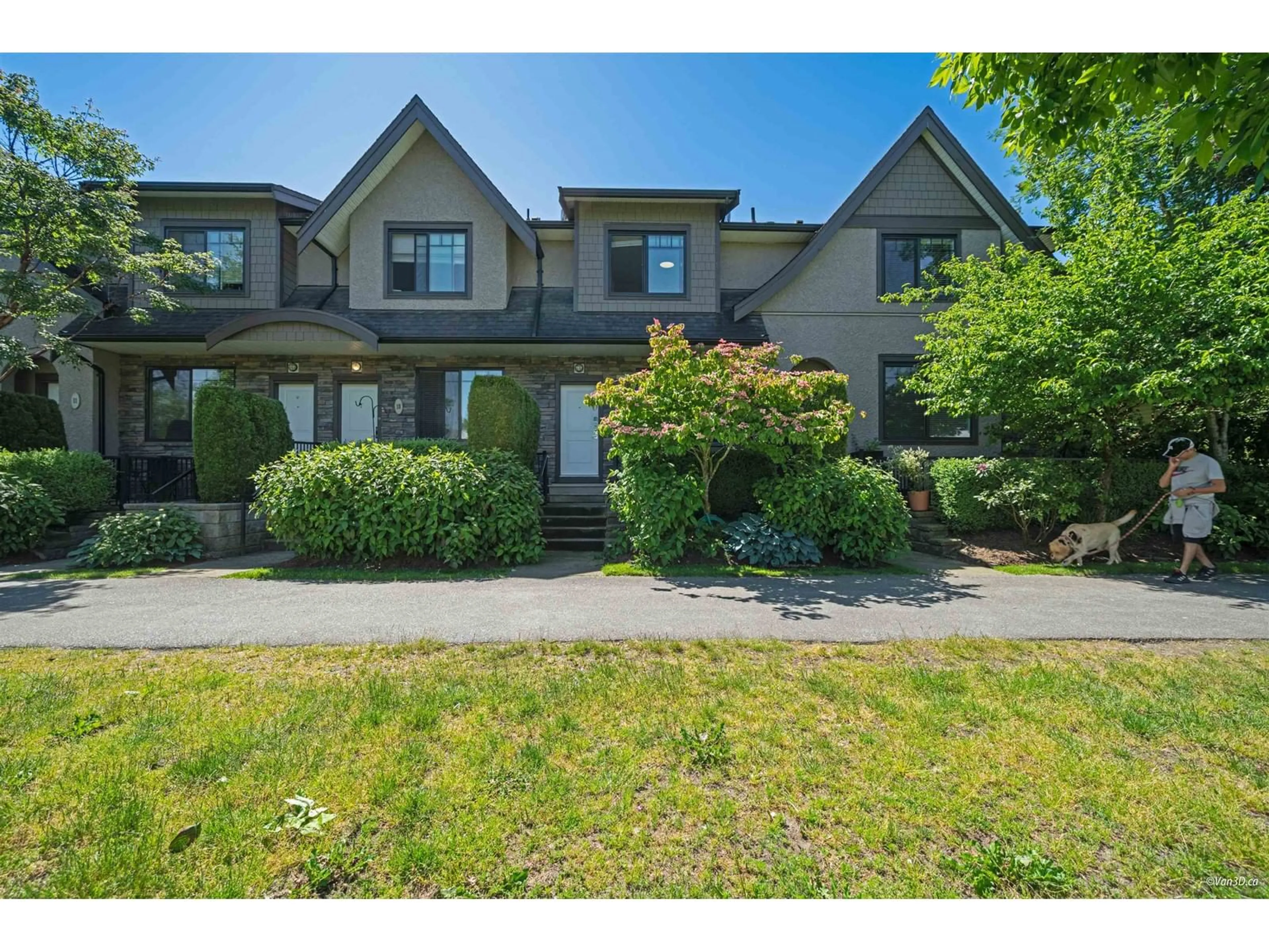 A pic from outside/outdoor area/front of a property/back of a property/a pic from drone, street for 14 - 6895 188, Surrey British Columbia V4N6M3