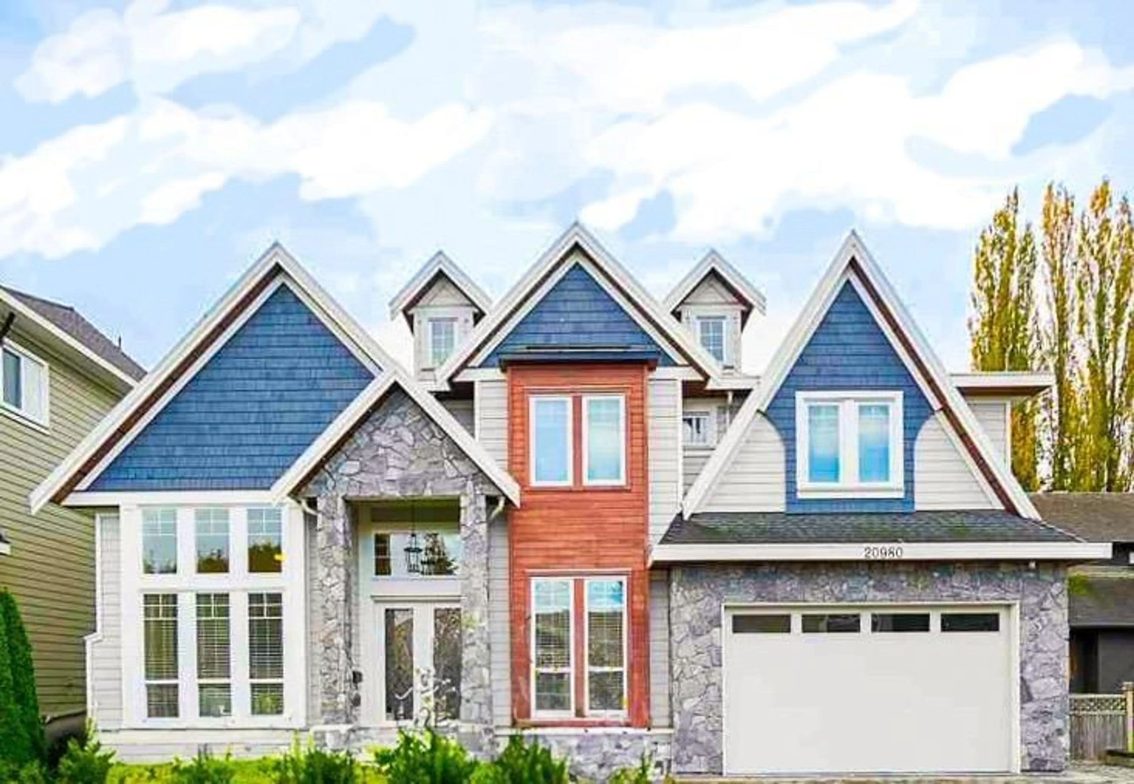 Home with brick exterior material, street for 20980 48, Langley British Columbia V3A3M1