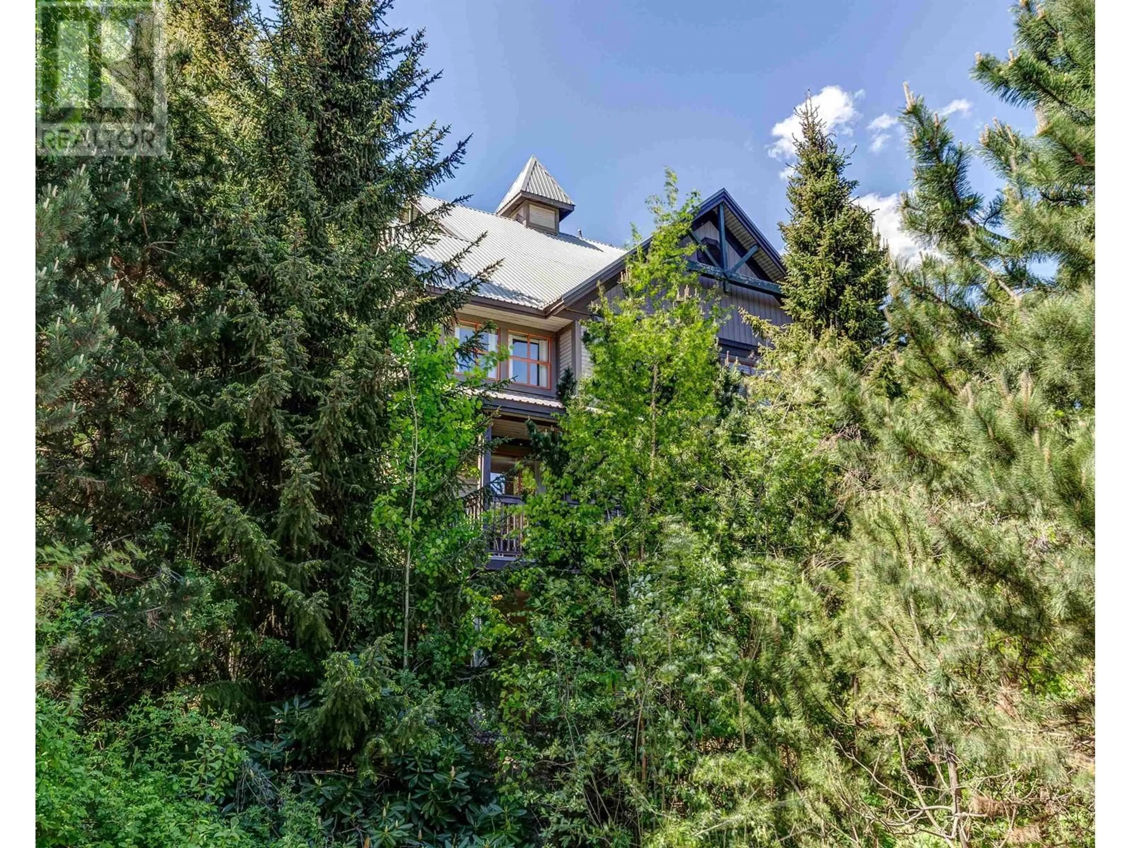 A pic from outside/outdoor area/front of a property/back of a property/a pic from drone, forest/trees view for 16 - 4355 NORTHLANDS BOULEVARD, Whistler British Columbia V8E1C3