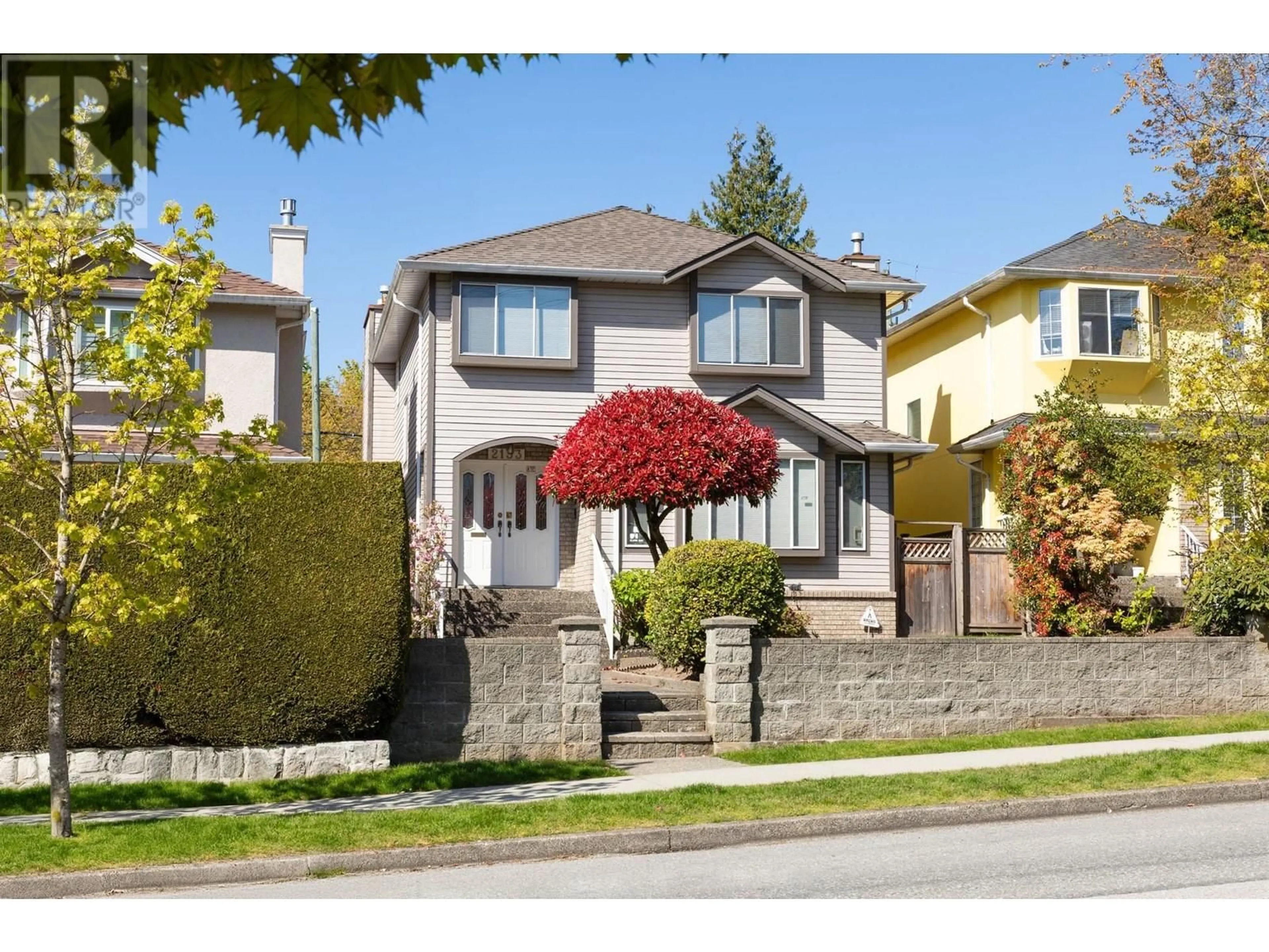 Home with vinyl exterior material, street for 2133 49TH AVENUE, Vancouver British Columbia V6M2T5