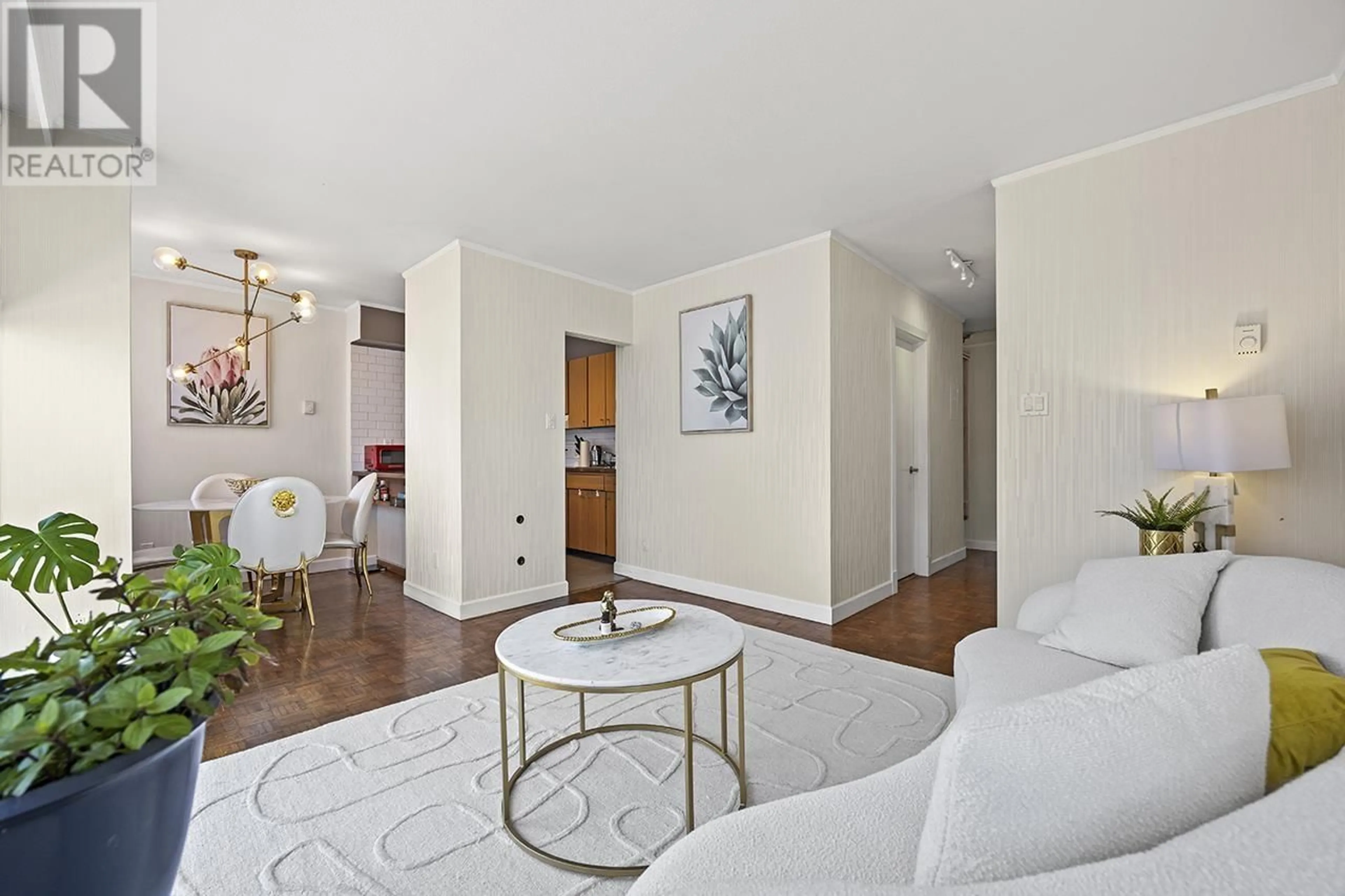 Living room with furniture, unknown for 1104 - 1219 HARWOOD STREET, Vancouver British Columbia V6E1S5