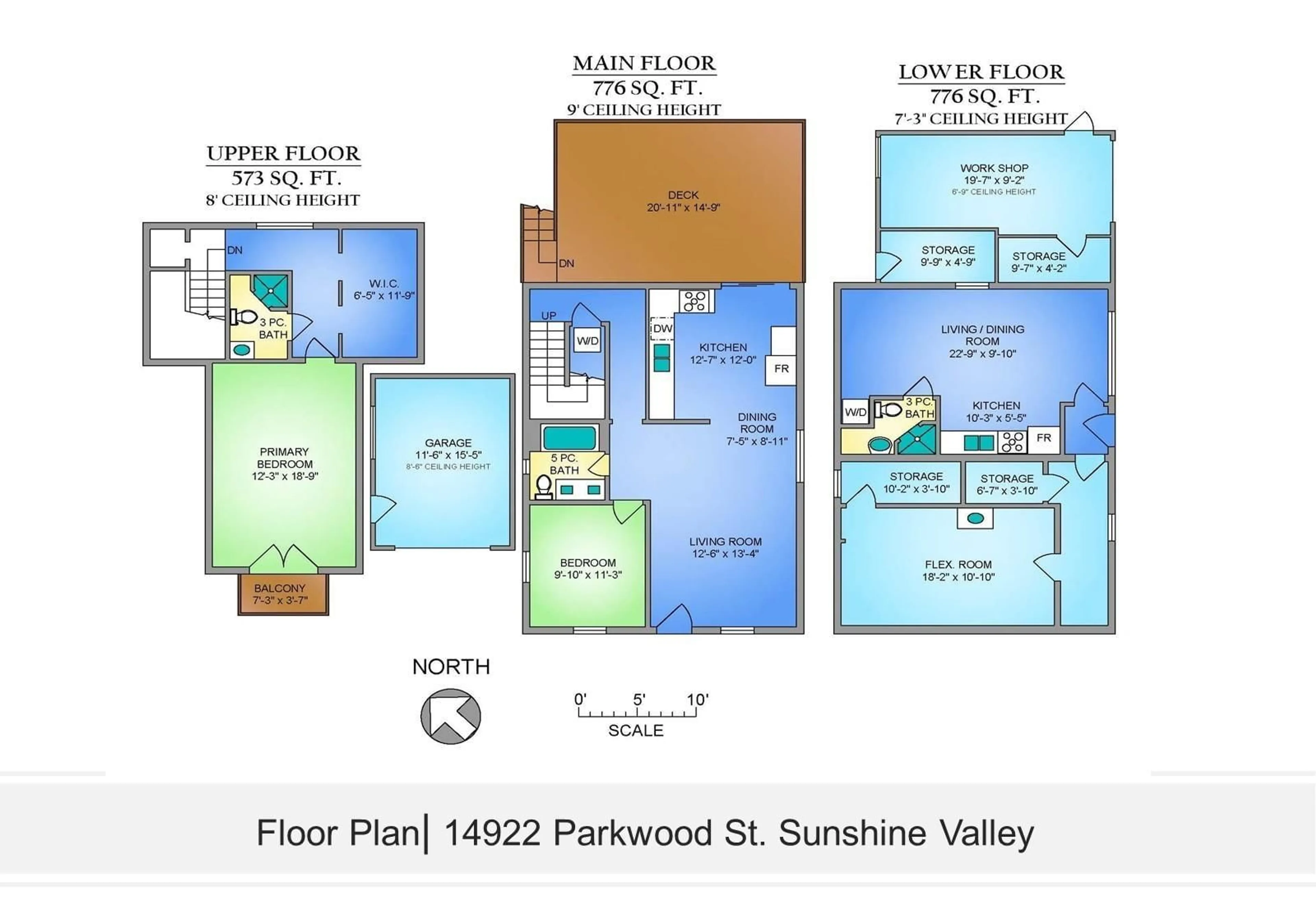 Floor plan for 14922 PARKWOOD STREET, Sunshine Valley British Columbia V0X1L5