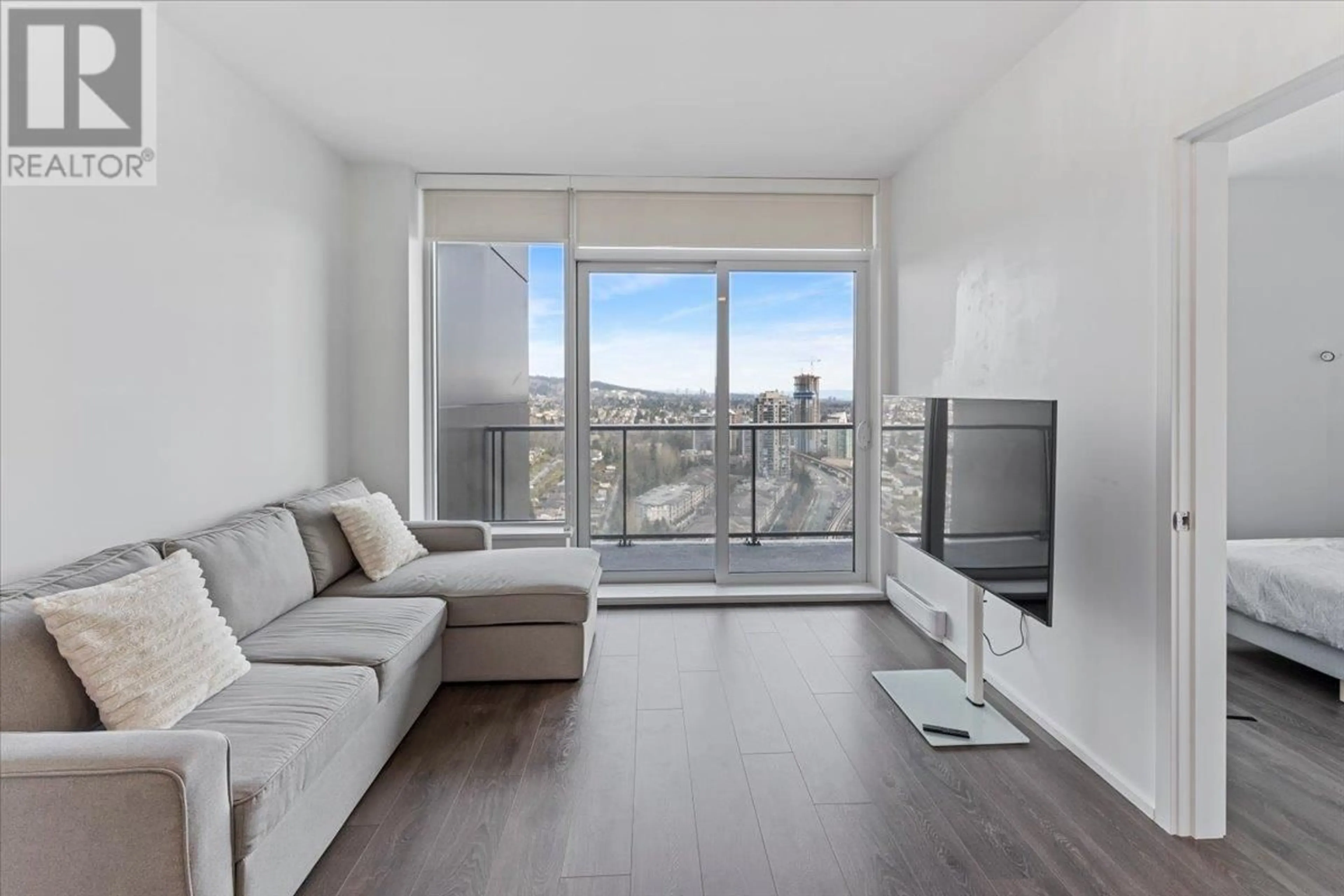 Living room with furniture, unknown for 2201 - 4650 BRENTWOOD BOULEVARD, Burnaby British Columbia V5C0M3