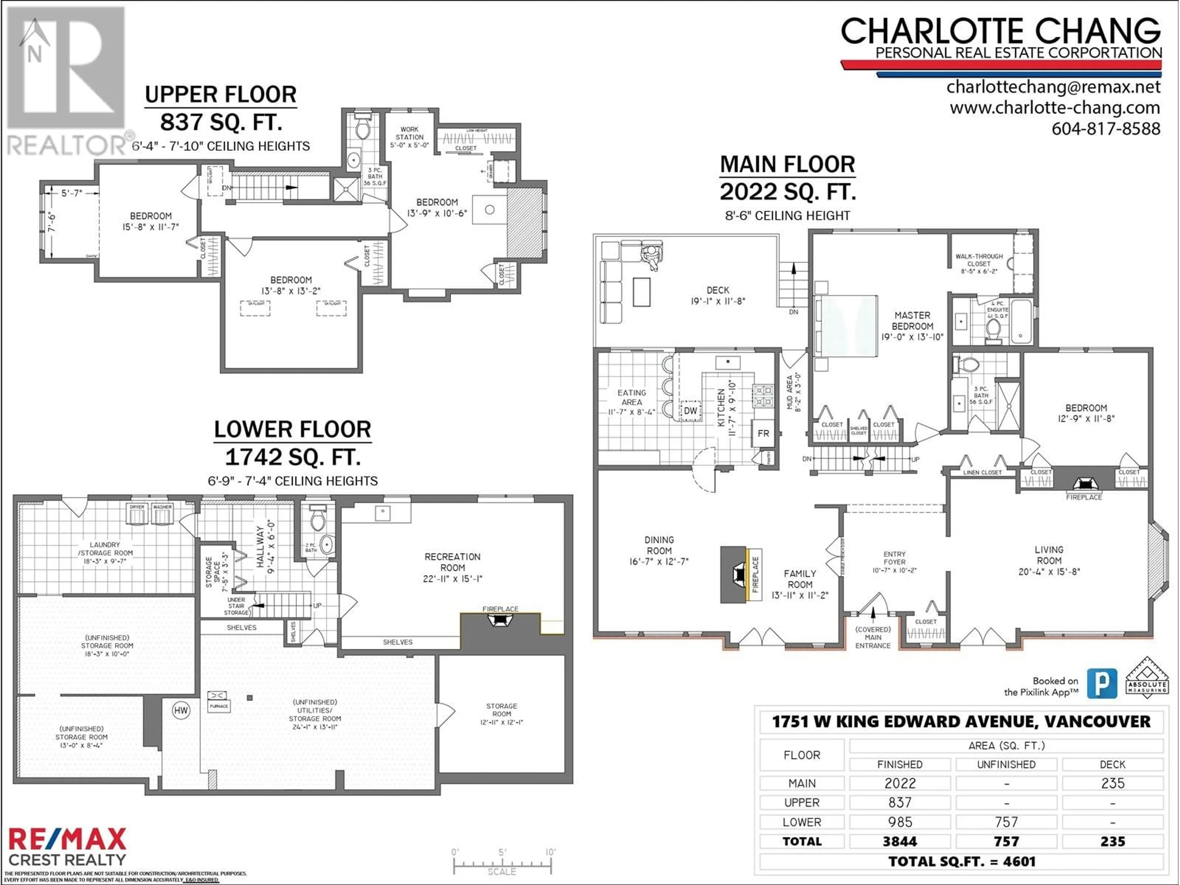 Floor plan for 1751 KING EDWARD AVENUE, Vancouver British Columbia V6J2W1