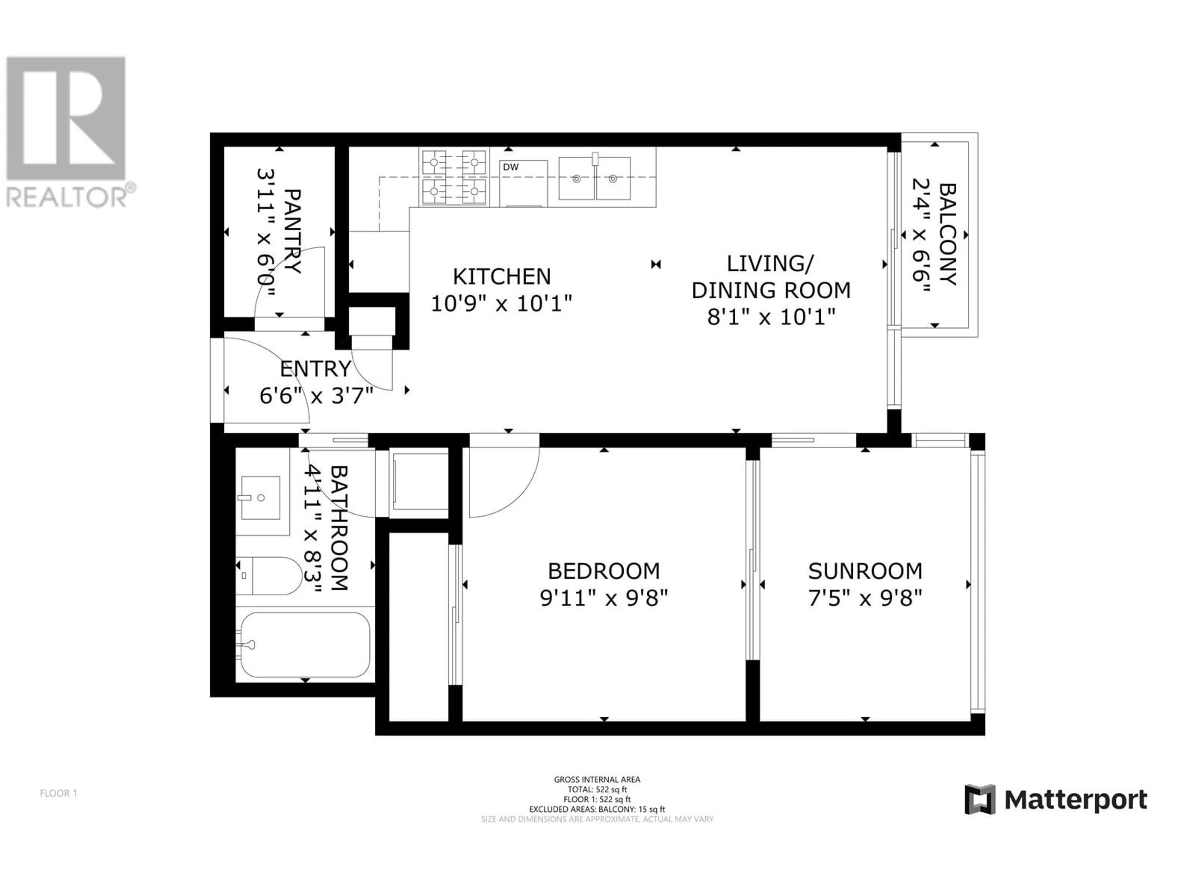 Floor plan for 2606 - 5665 BOUNDARY ROAD, Vancouver British Columbia V5R0E4