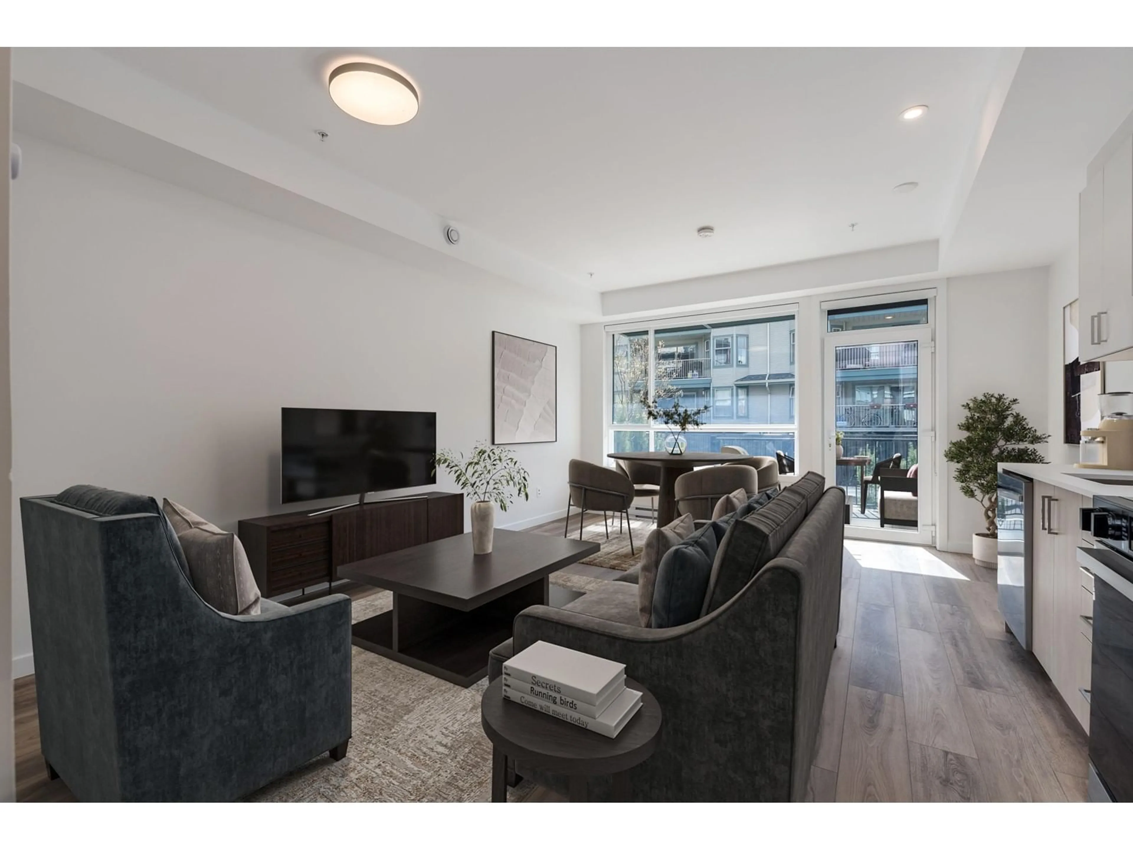 Living room with furniture, unknown for E103 - 13858 108, Surrey British Columbia V3T0T8