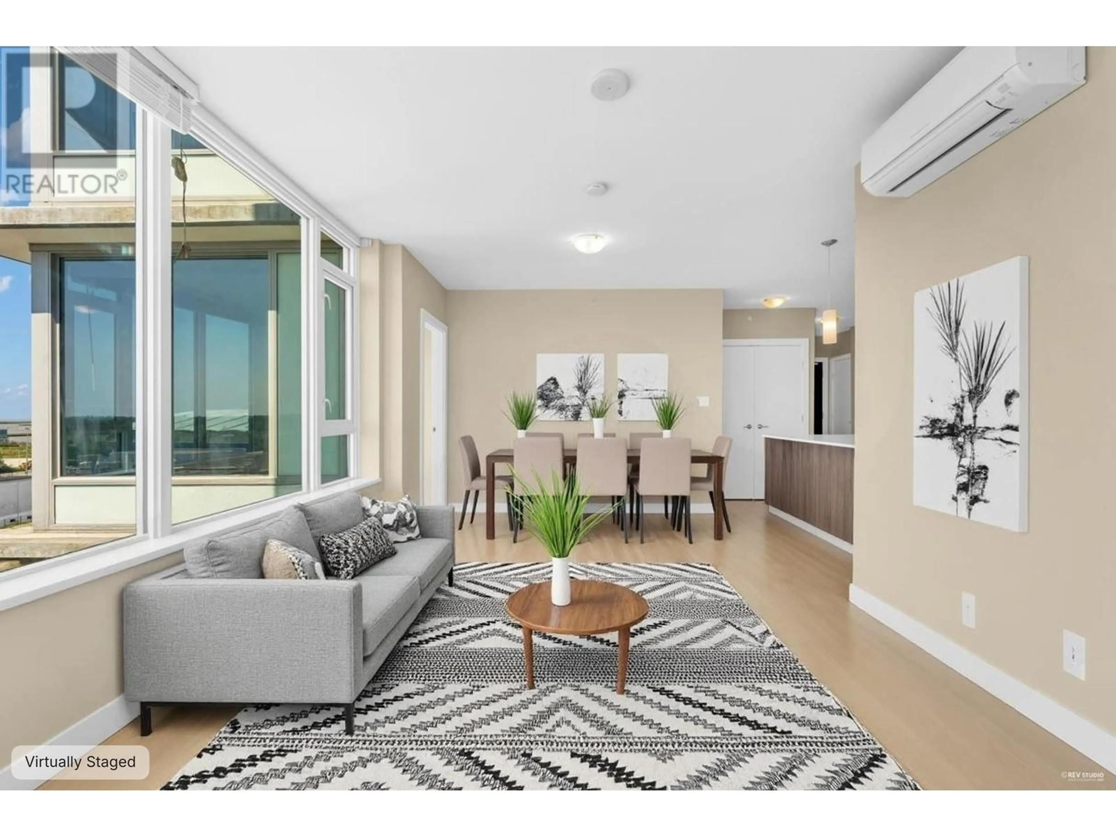Living room with furniture, unknown for 905 - 6951 ELMBRIDGE WAY, Richmond British Columbia V7C4N1