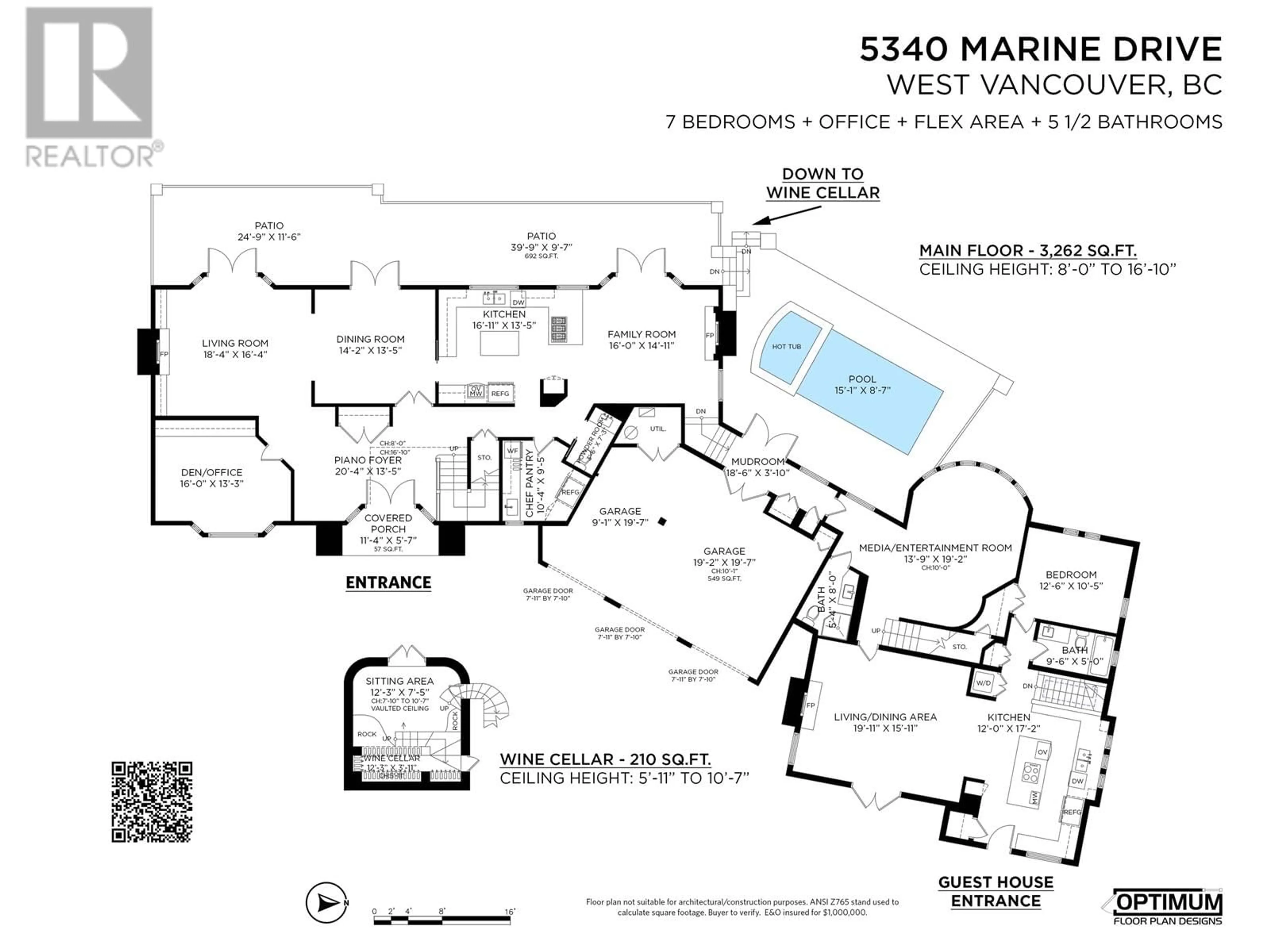 Floor plan for 5340 MARINE DRIVE, West Vancouver British Columbia V7W2P8