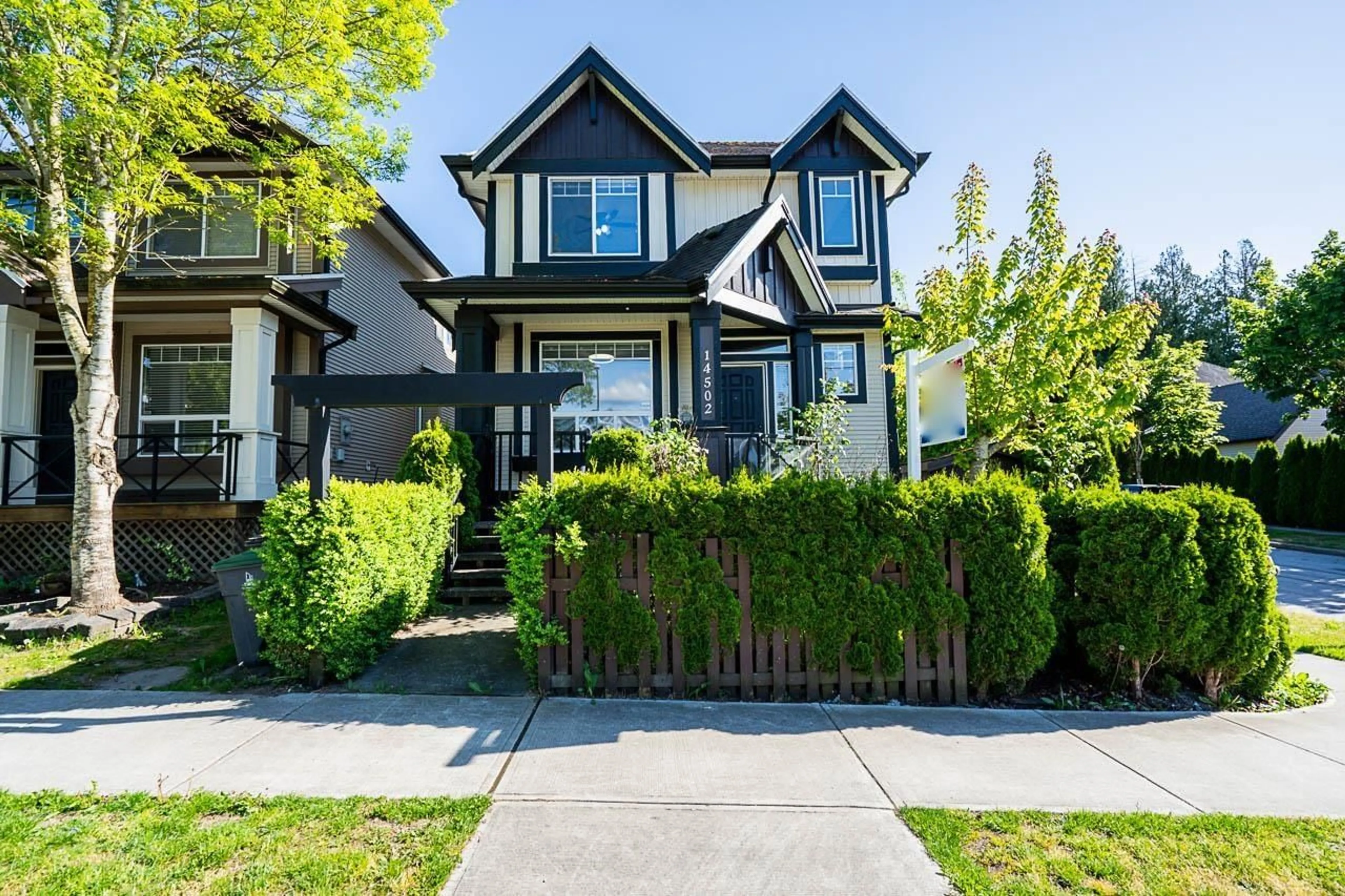 Home with vinyl exterior material, street for 14502 60, Surrey British Columbia V3S1R3
