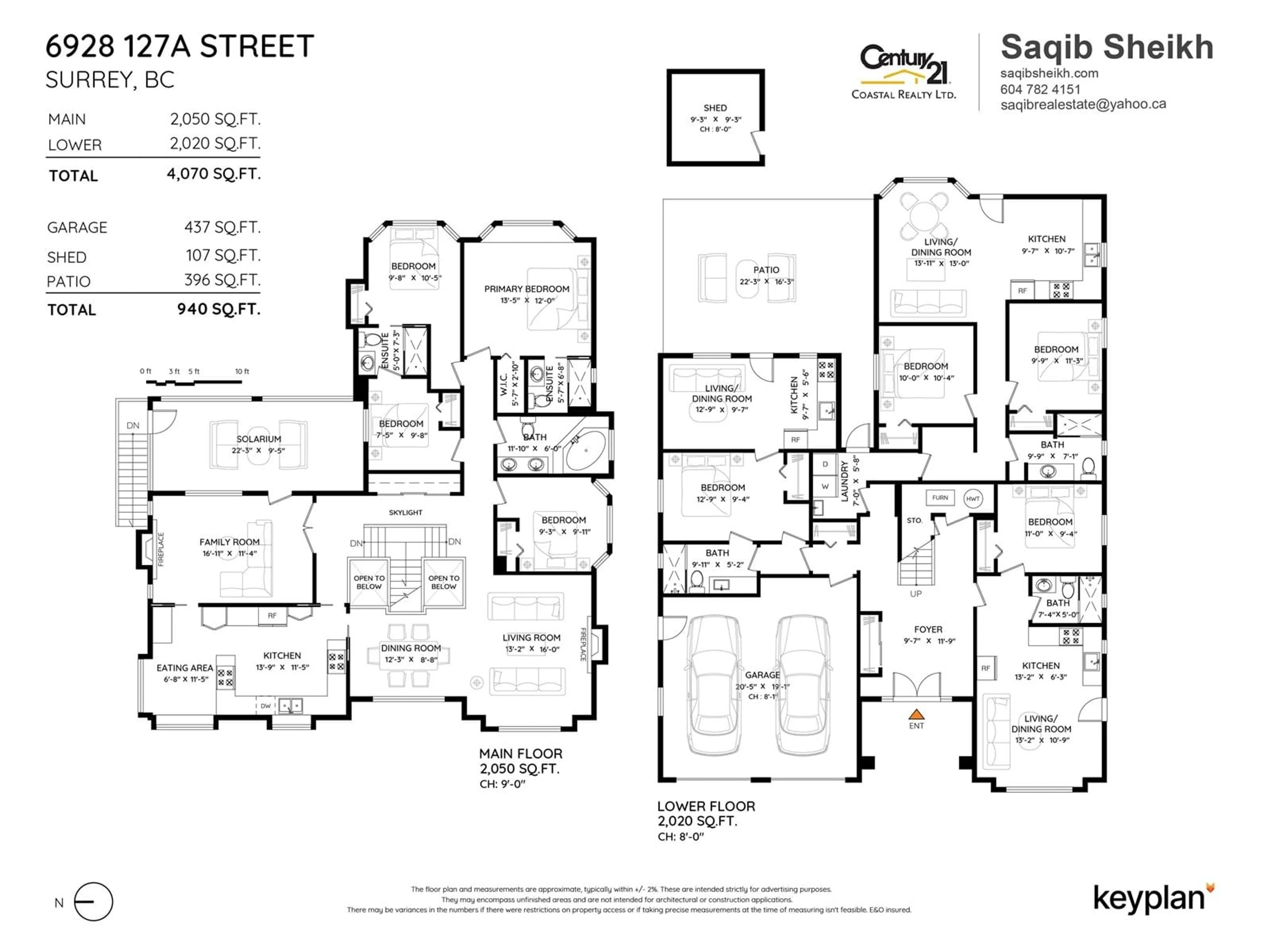 Floor plan for 6928 127A, Surrey British Columbia V3W1H7