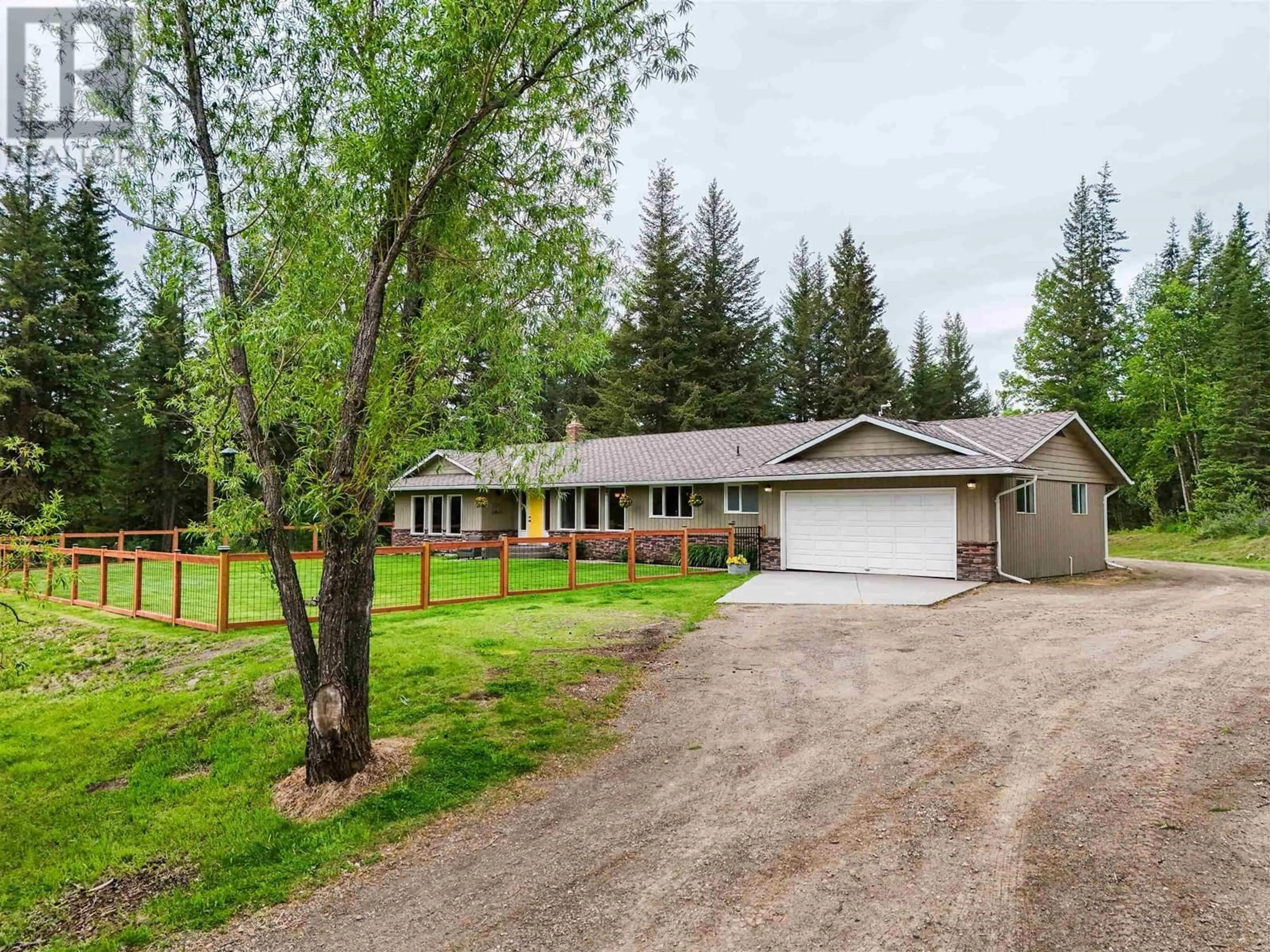 A pic from outside/outdoor area/front of a property/back of a property/a pic from drone, street for 4678 TEN MILE LAKE ROAD, Quesnel British Columbia V2J6X2